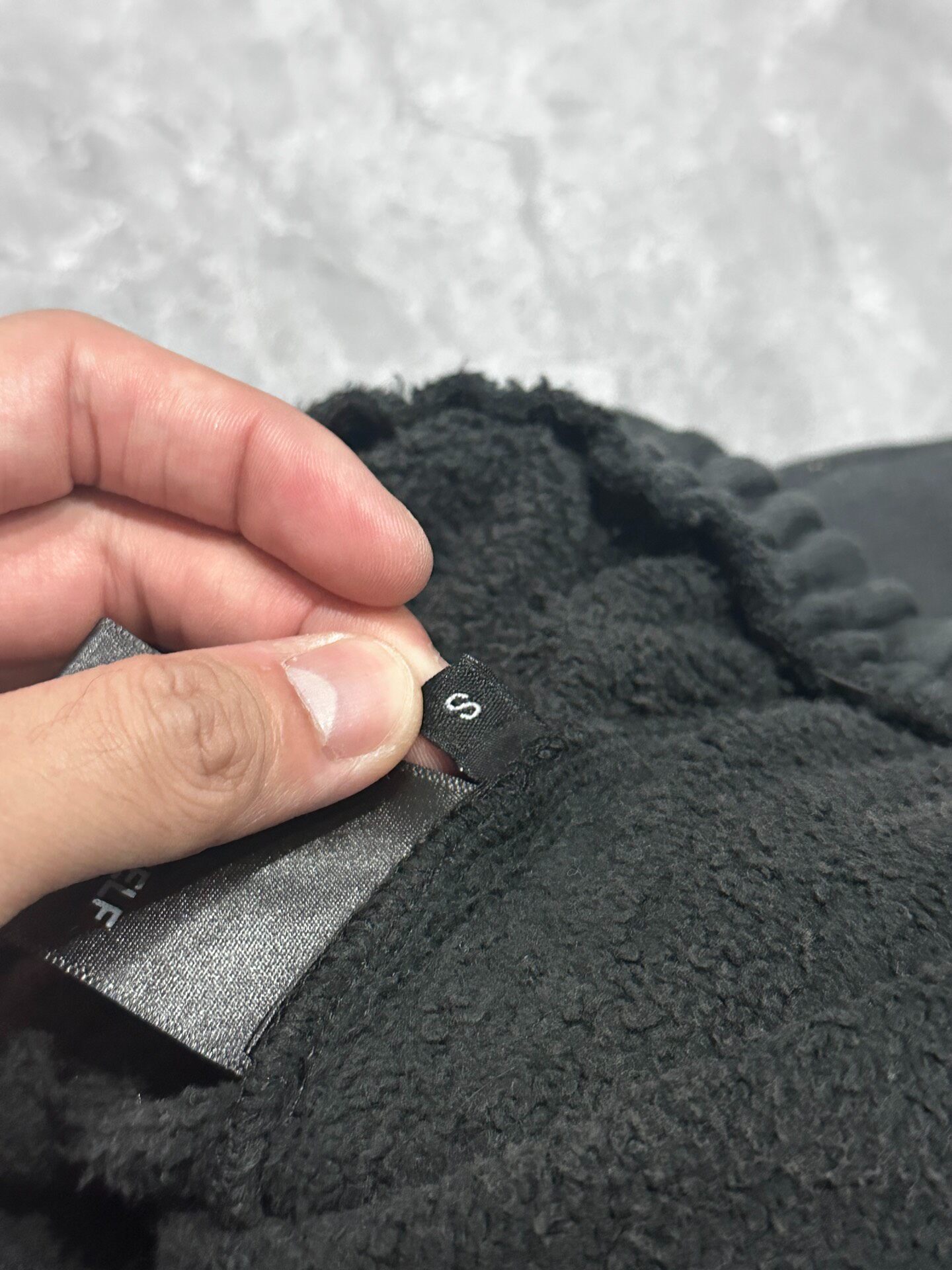 Askyurself Black Splatter Sweatpants — label