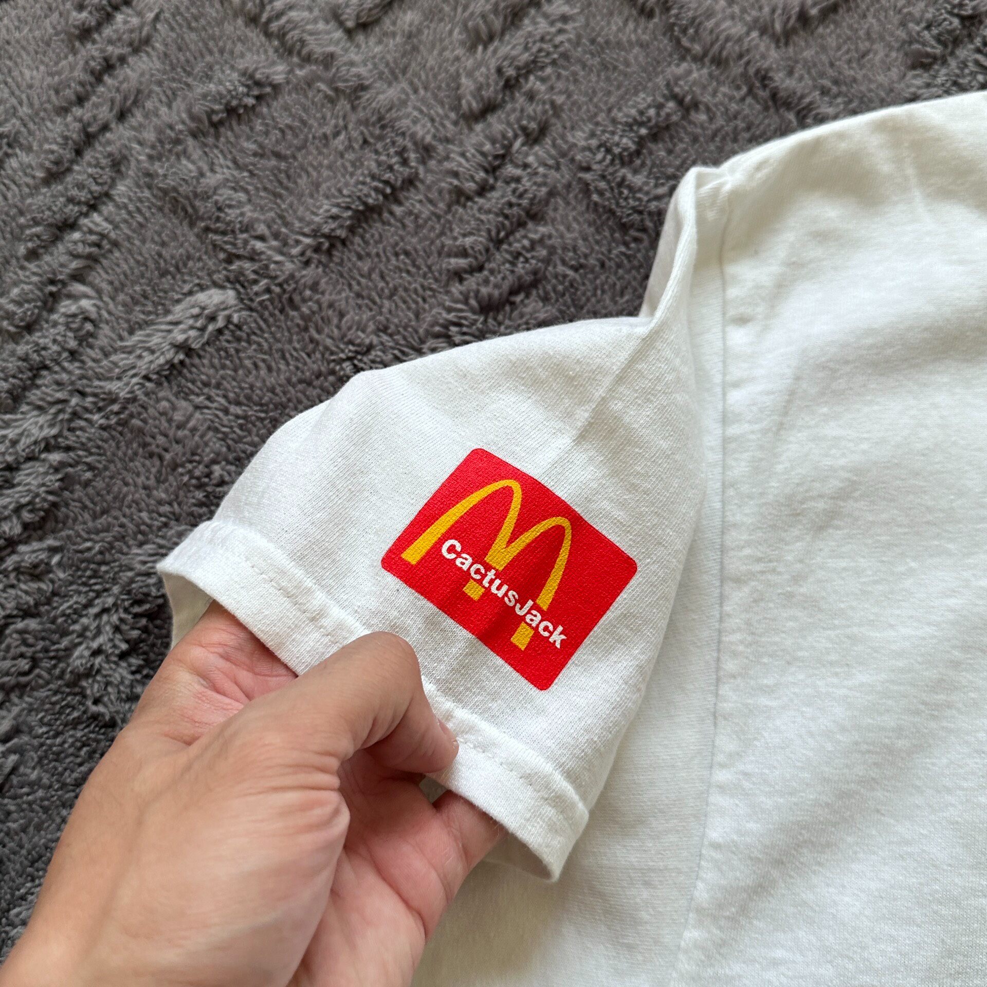 Travis Scott x McDonald's Fries Tee — back