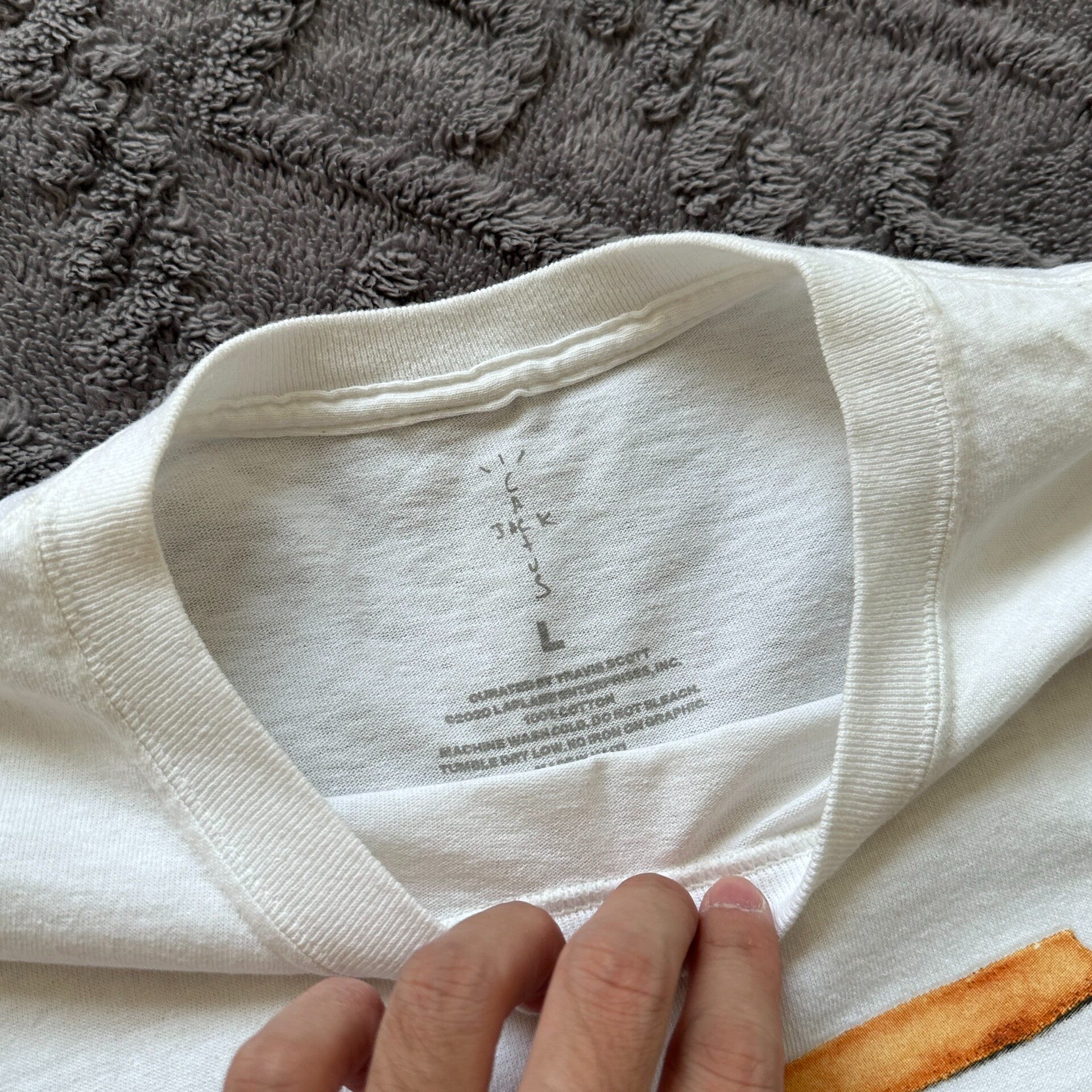Travis Scott x McDonald's Fries Tee — front