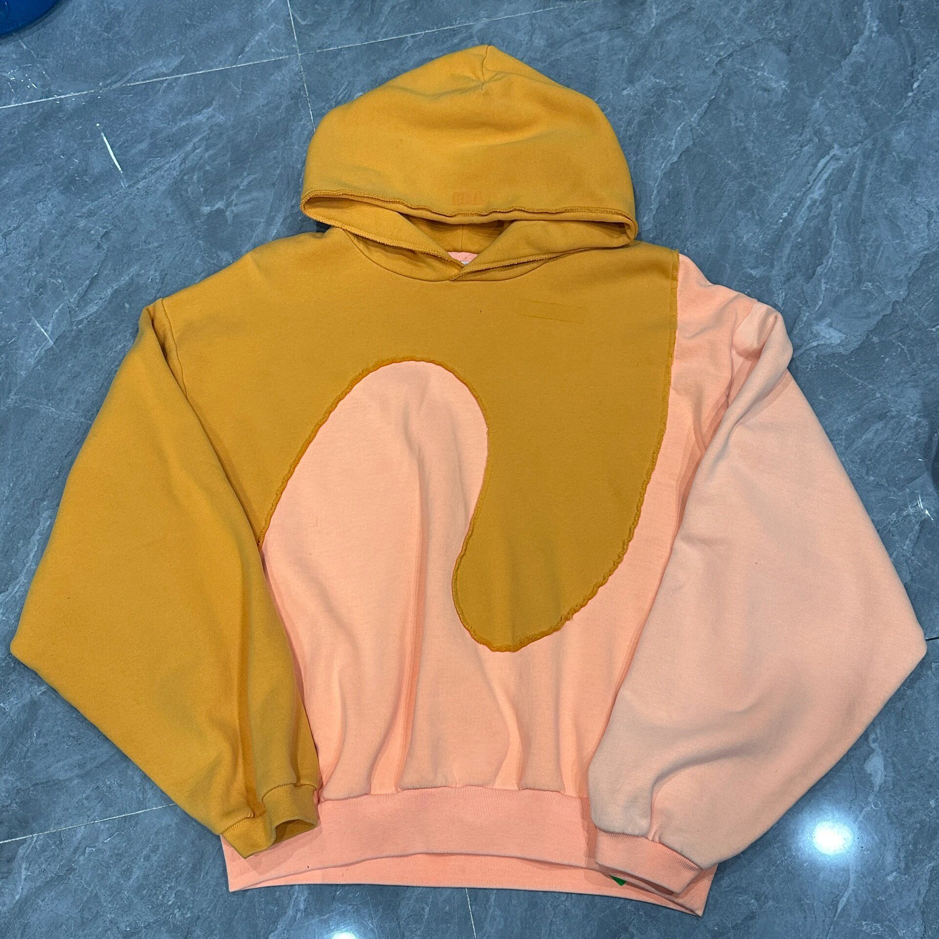 ERL Salmon Orange Hooded Sweatshirt