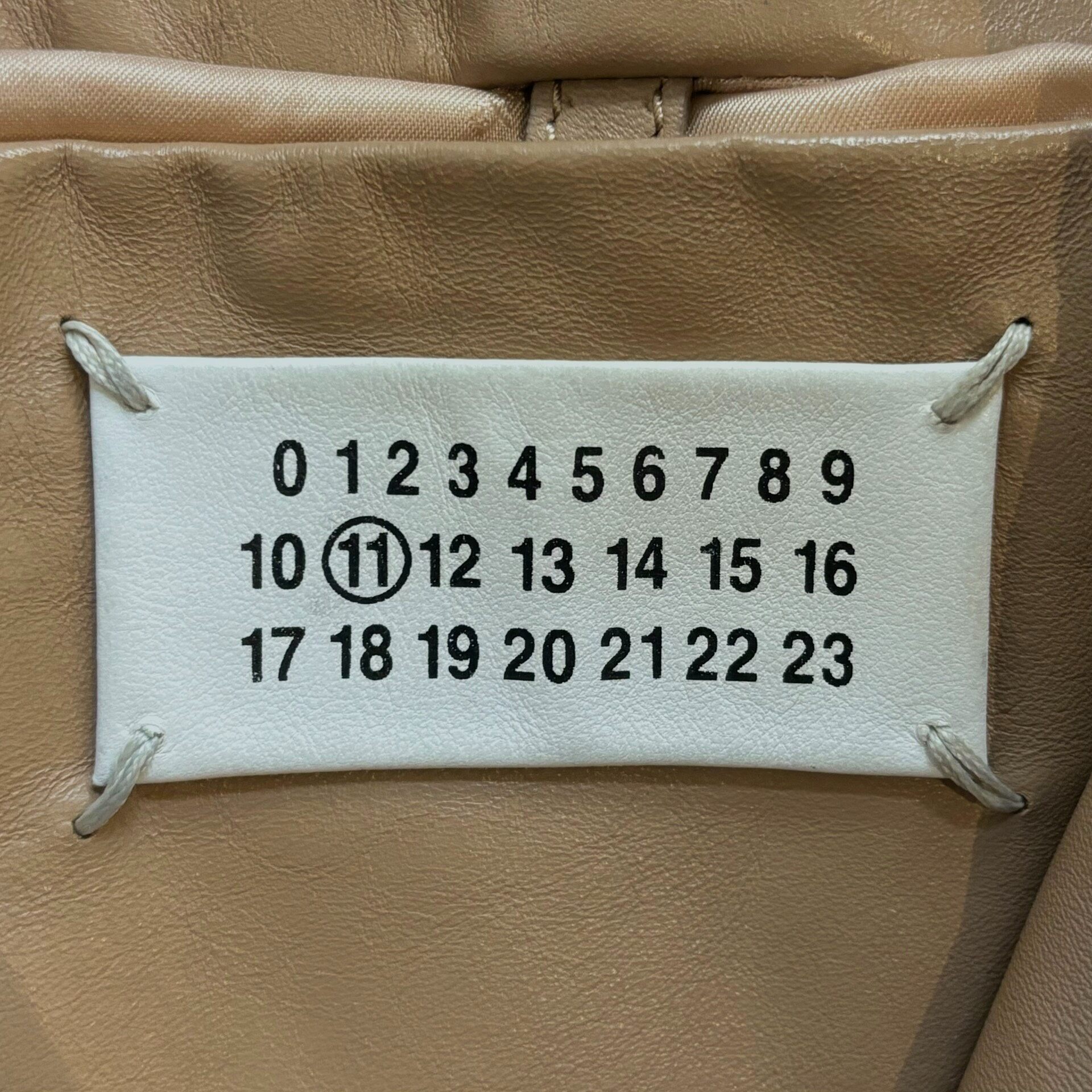 Maison Martin Margiela 2015 Caramel Hobo Bag — label