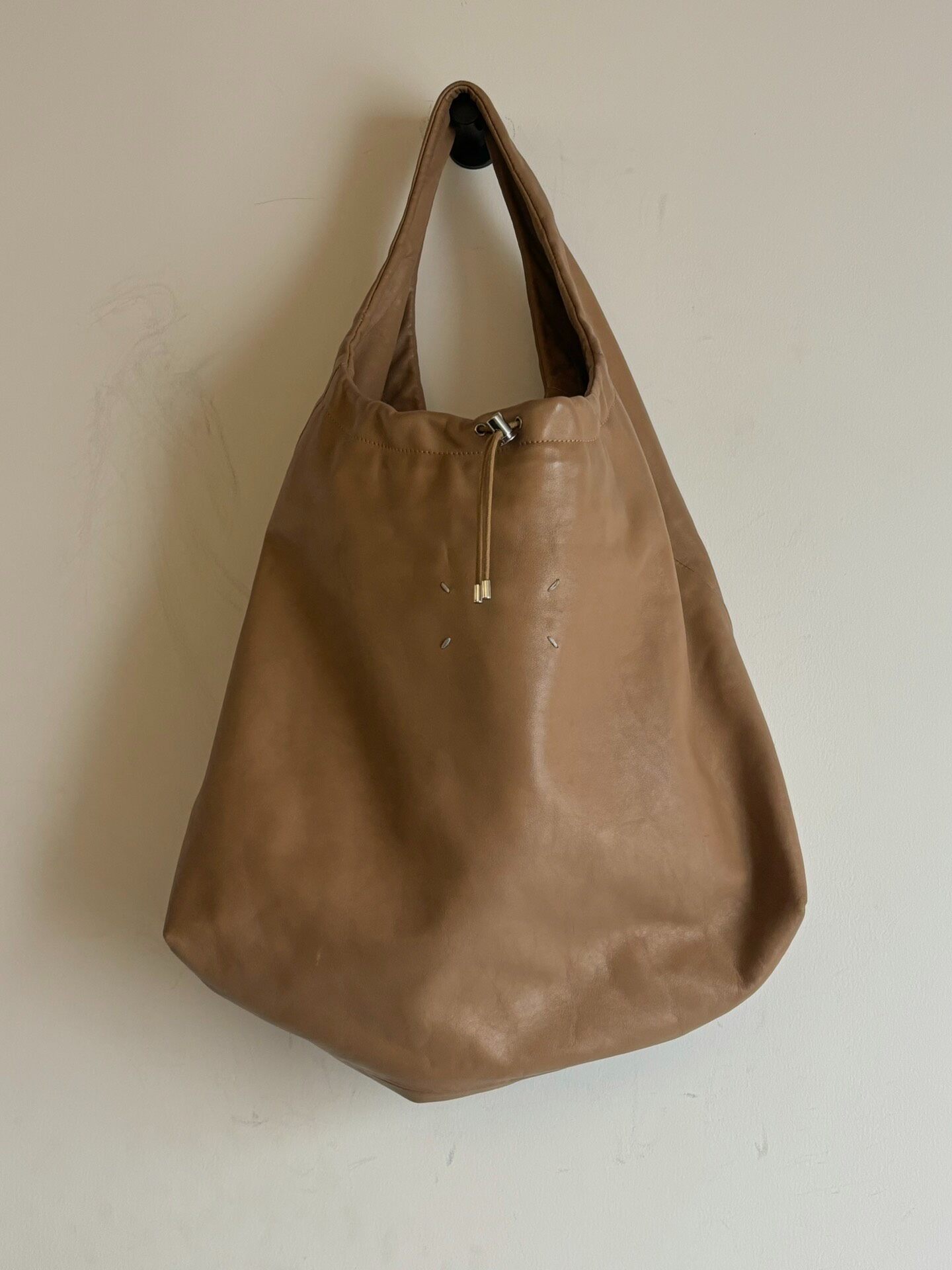 Maison Martin Margiela 2015 Caramel Hobo Bag — back