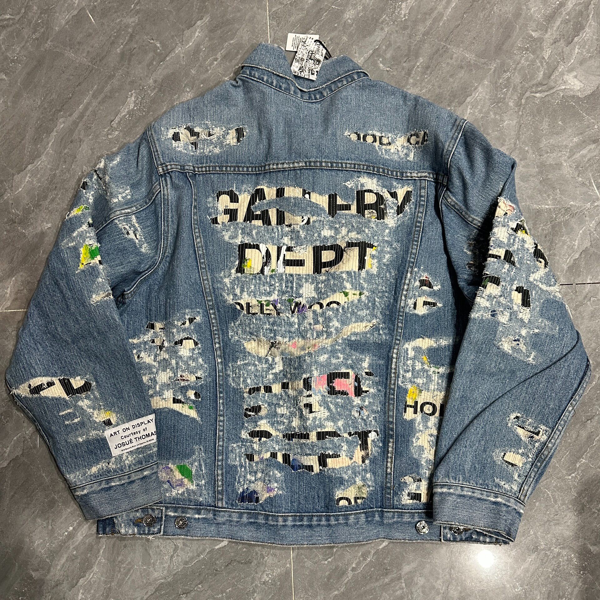 Gallery Dept Distressed Denim Jacket