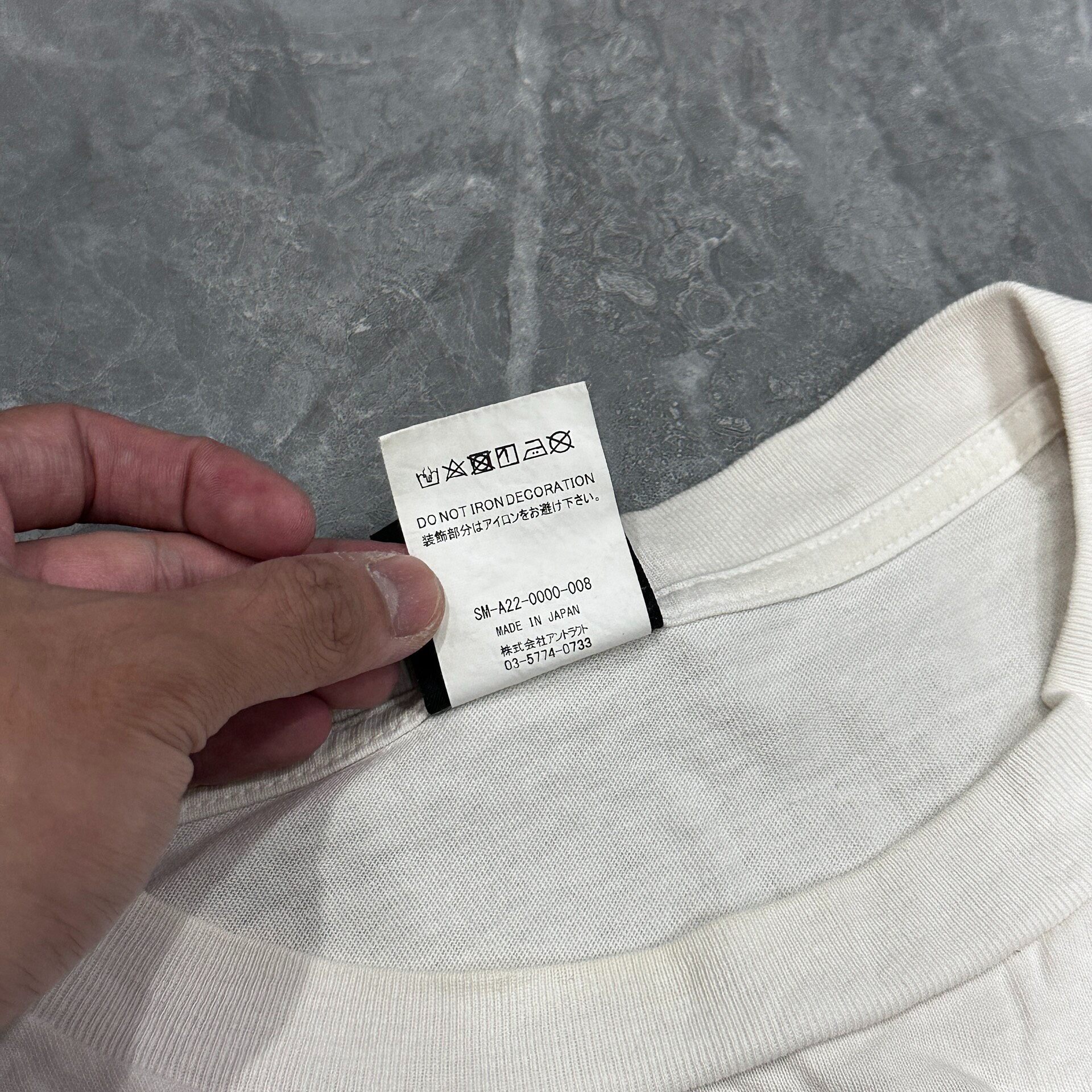 Saint Michael Virgin Mary Graphic Tee — label