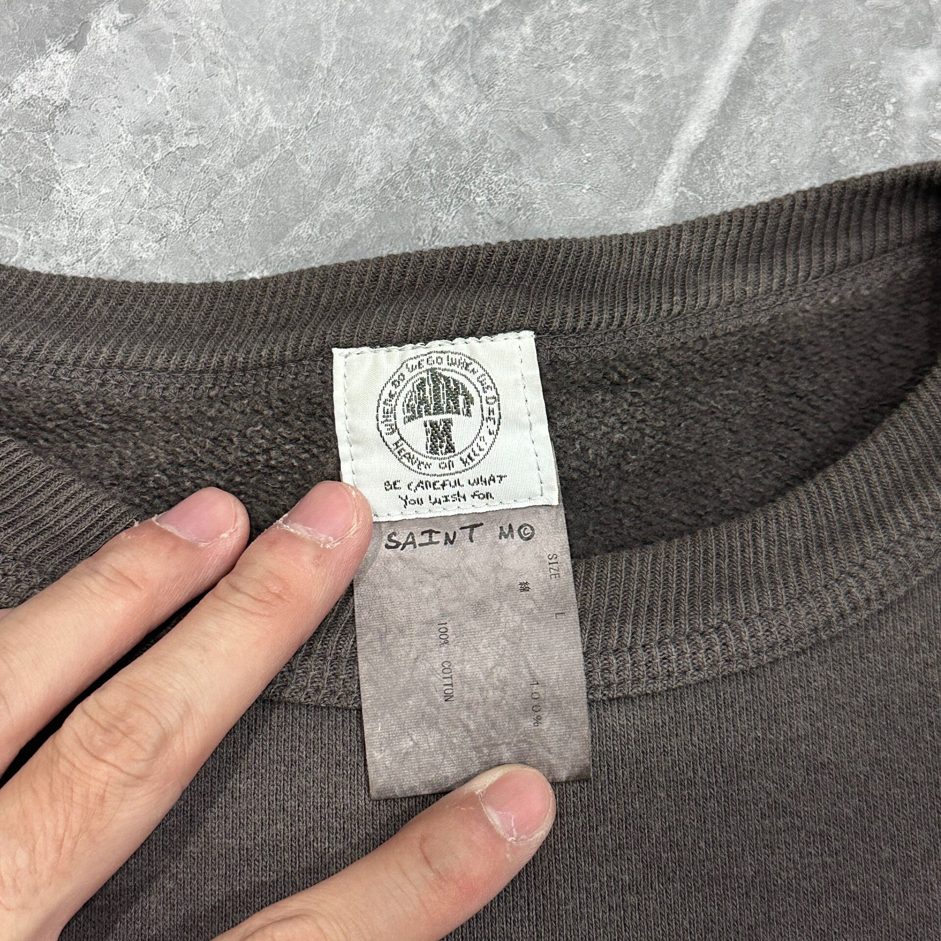 Saint Michael x Hajime Sorayama Crewneck Sweatshirt — back