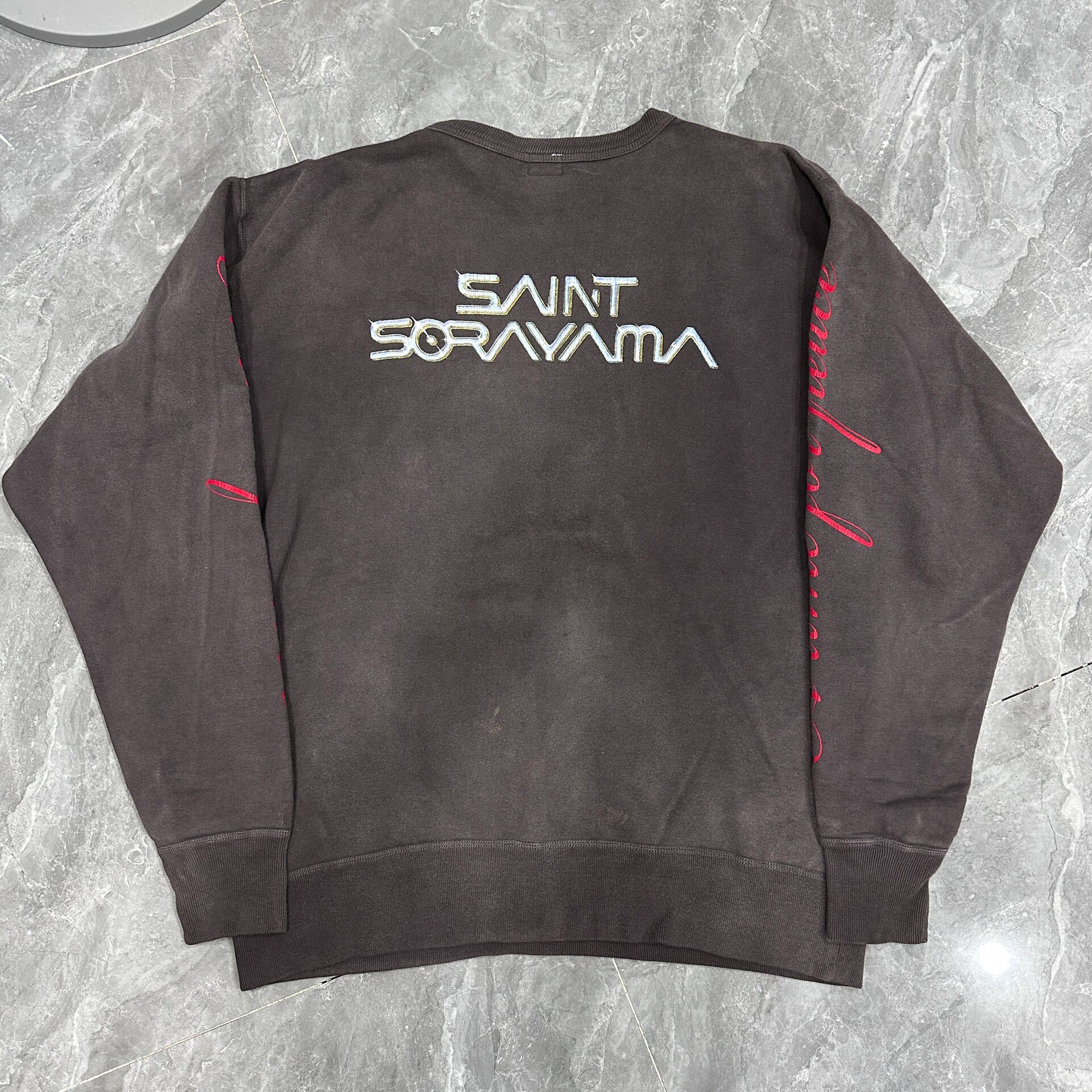 Saint Michael x Hajime Sorayama Crewneck Sweatshirt — front