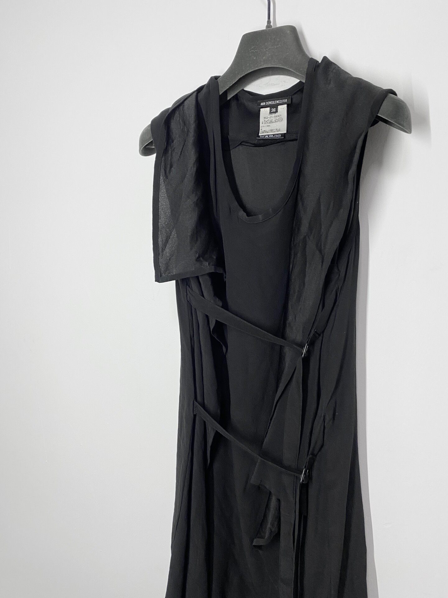 Ann Demeulemeester Double-Strap Dress — front
