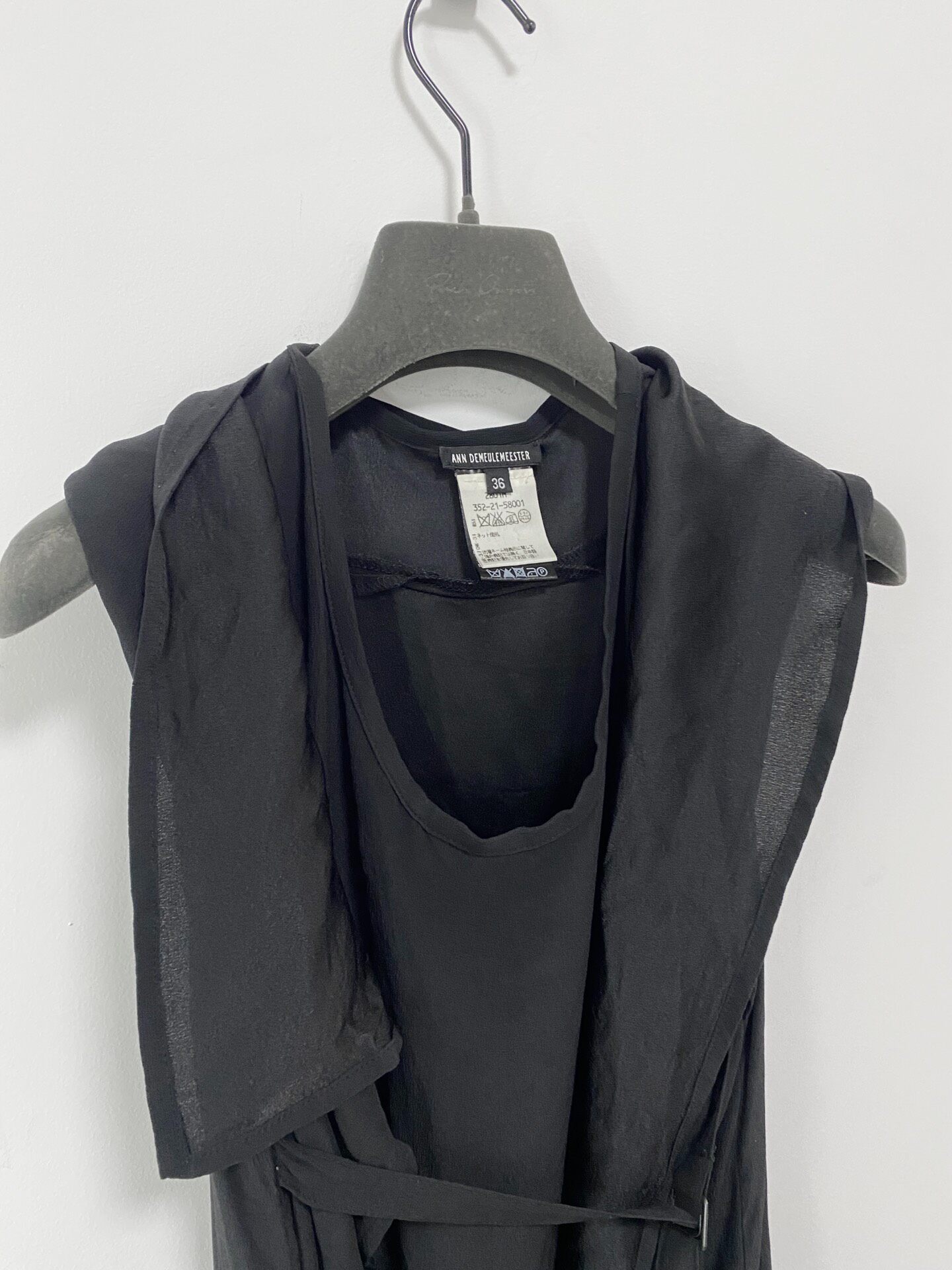 Ann Demeulemeester Double-Strap Dress — back
