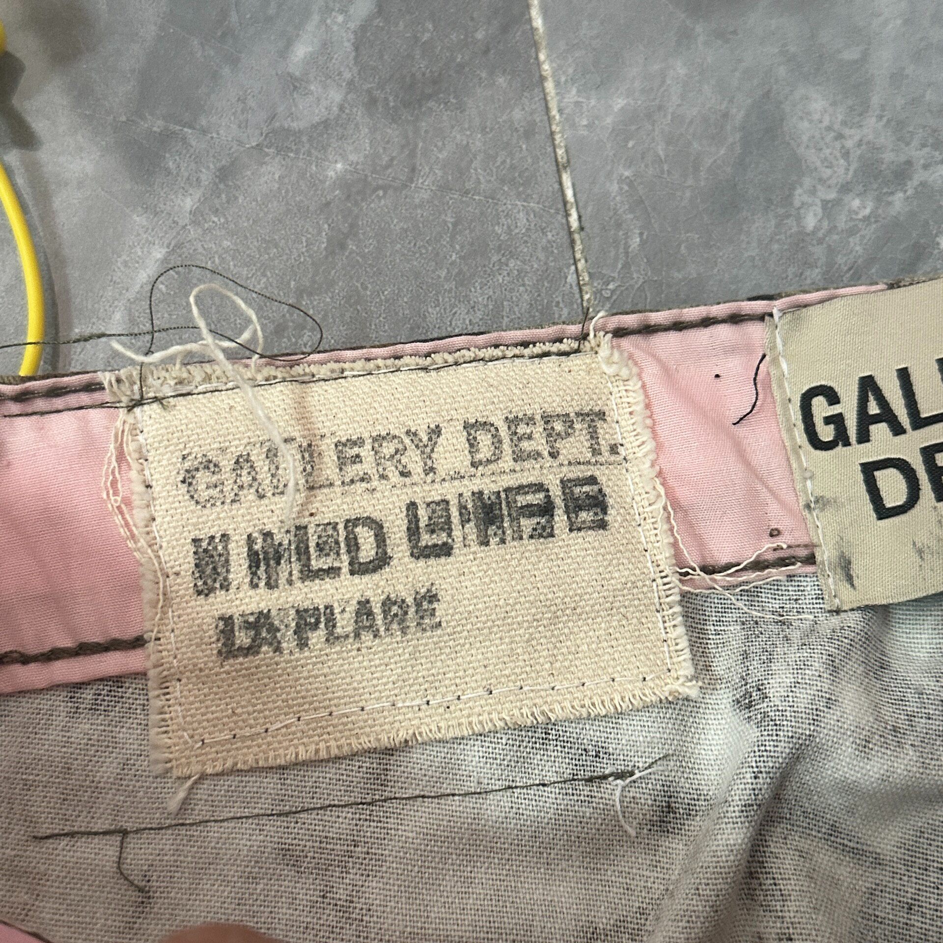 Gallery Dept Flared Tree Camo Cargo Pants — back