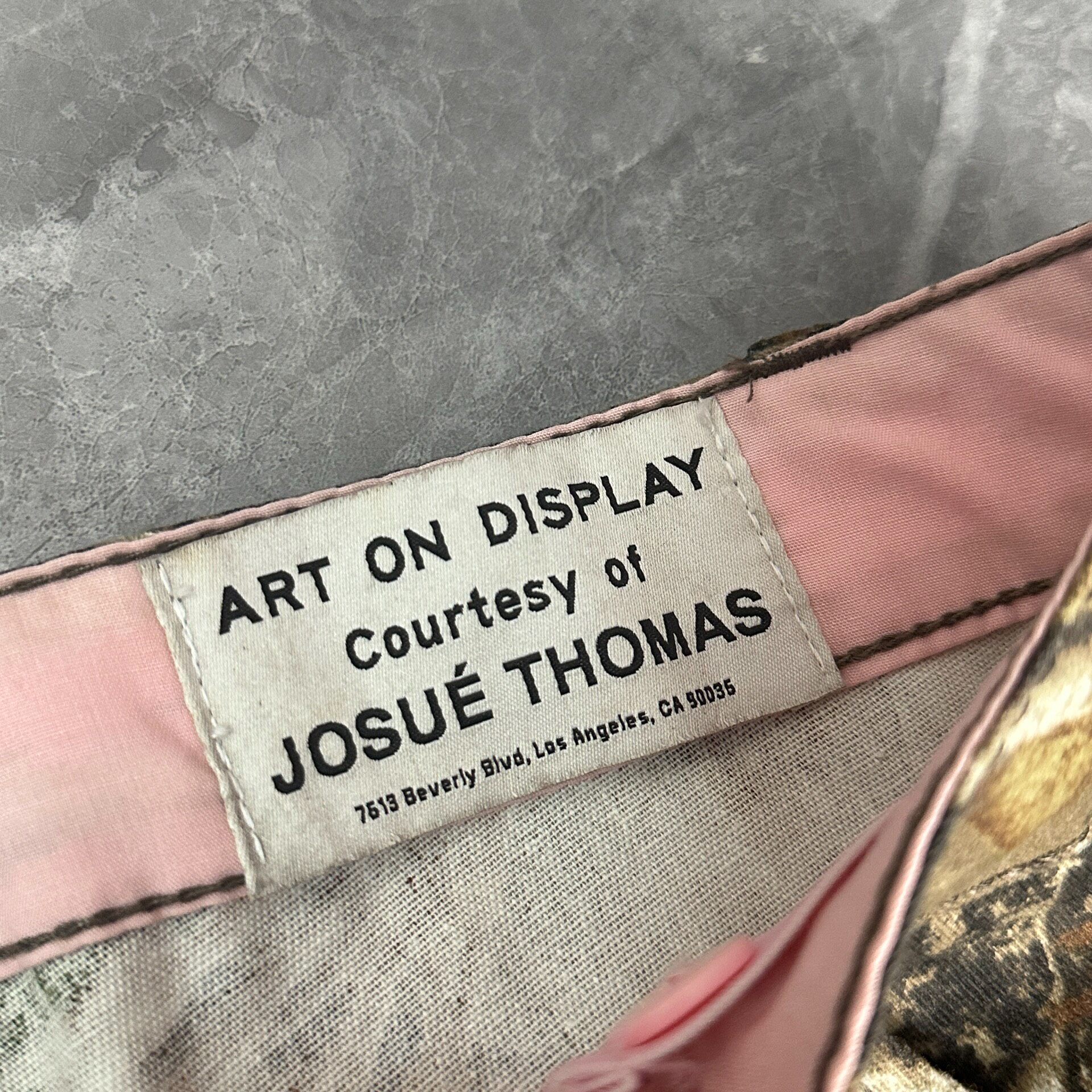 Gallery Dept Flared Tree Camo Cargo Pants — label
