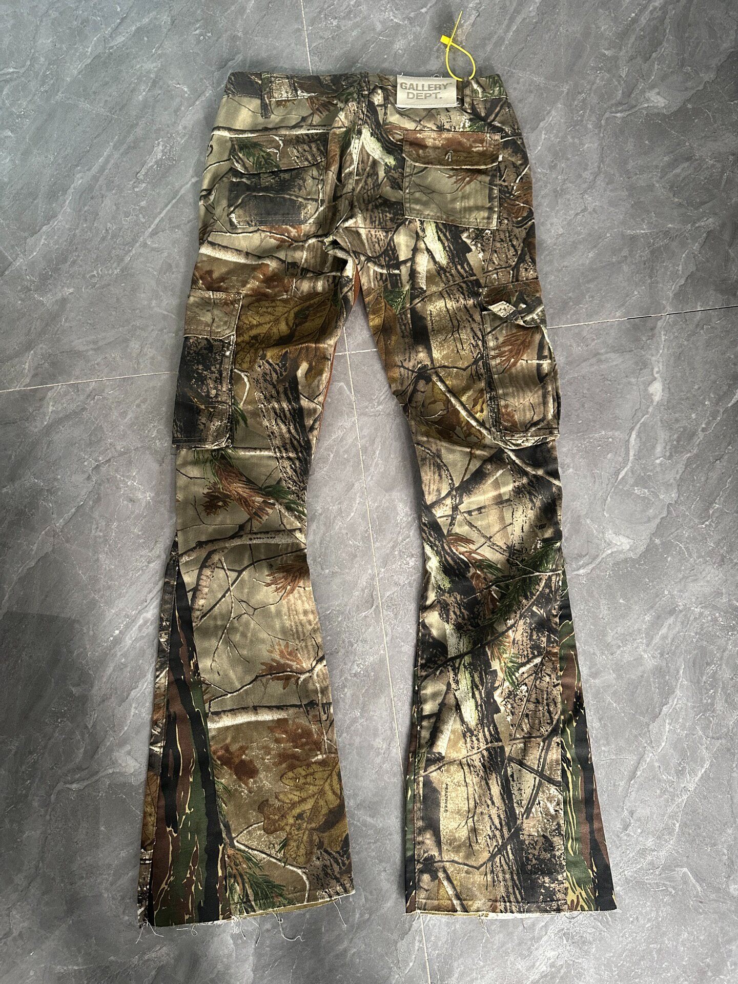 Gallery Dept Flared Tree Camo Cargo Pants — front