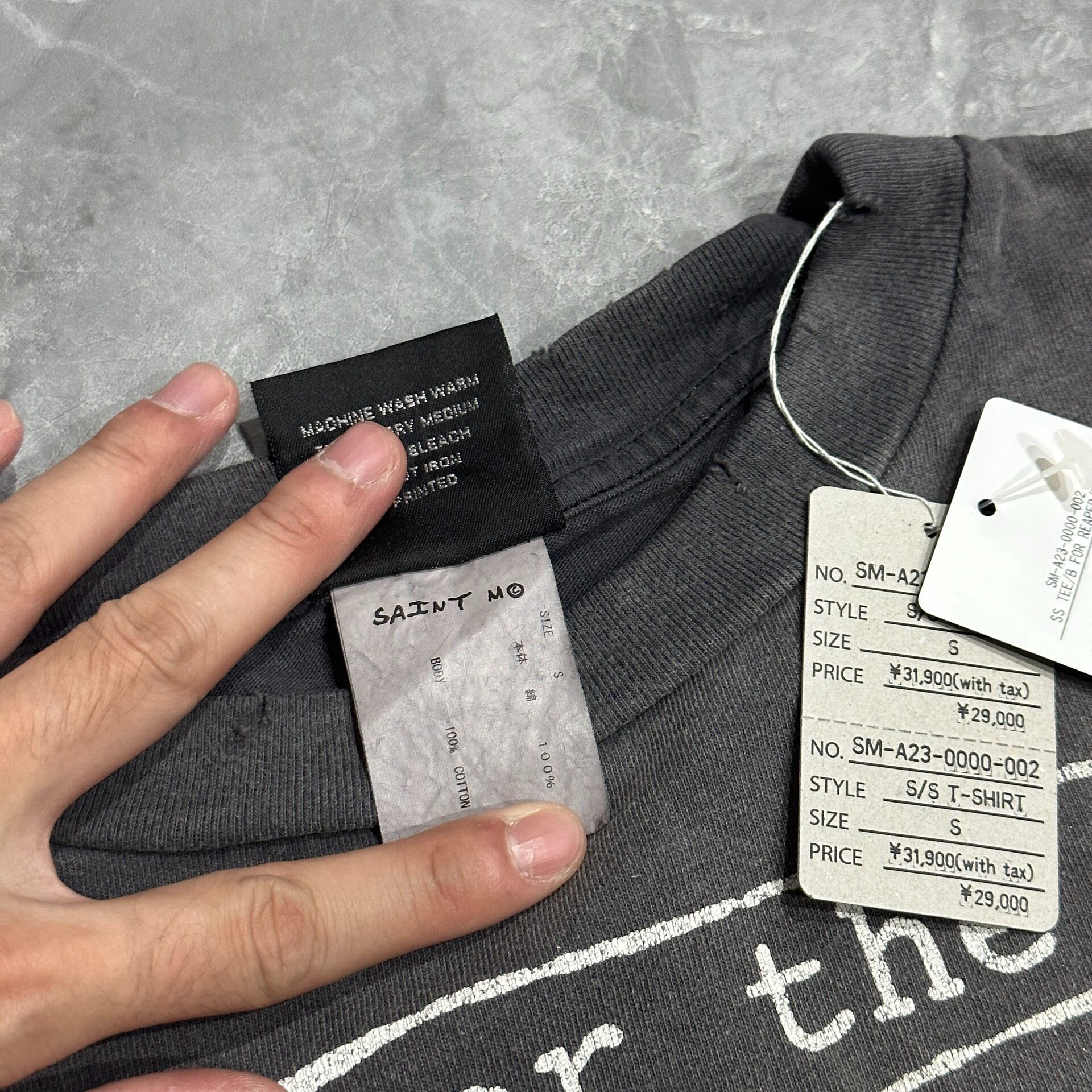 Saint Michael FW23 SAINT SPIRIT Tee — back