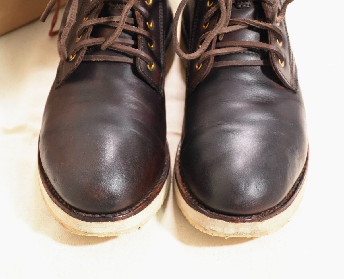 Visvim ICT Virgil Folk Boots Dark Brown — detail