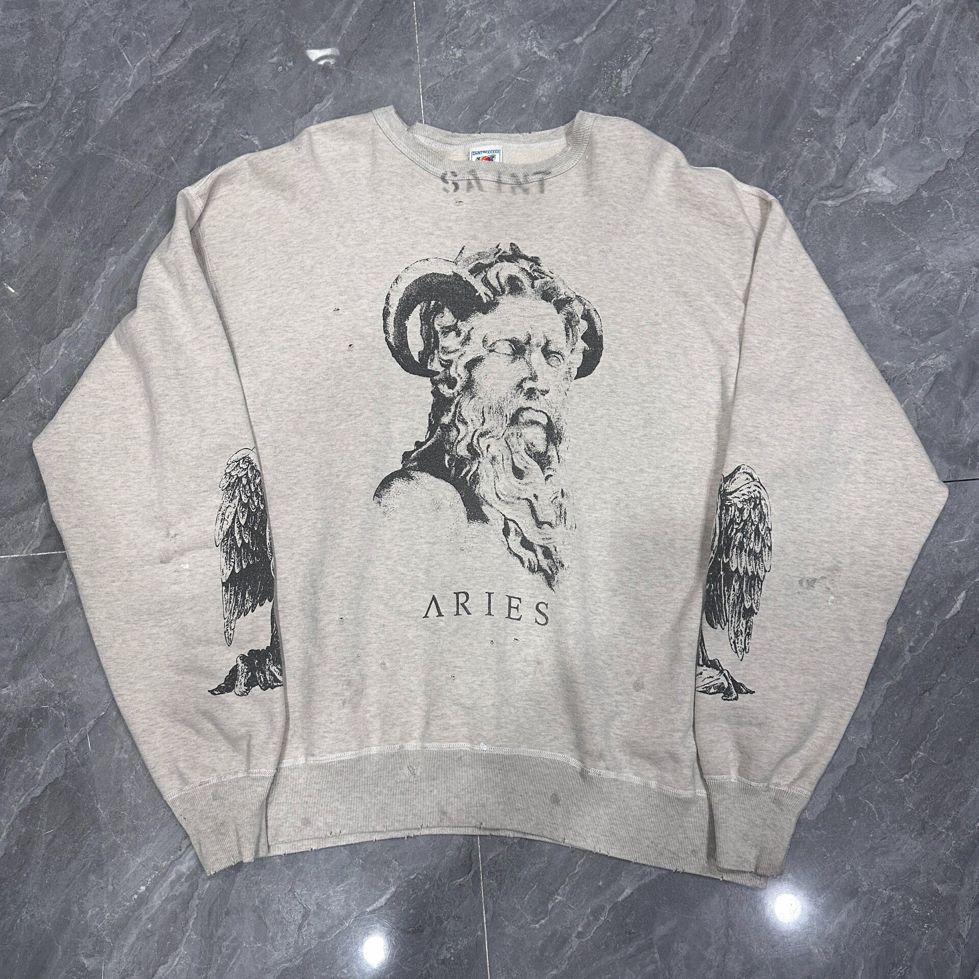 Saint Michael x Aries Crewneck Sweatshirt