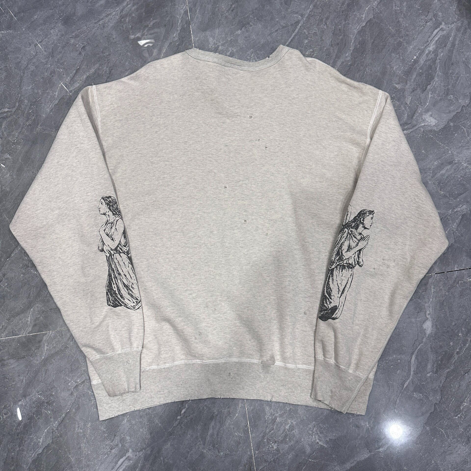 Saint Michael x Aries Crewneck Sweatshirt — front