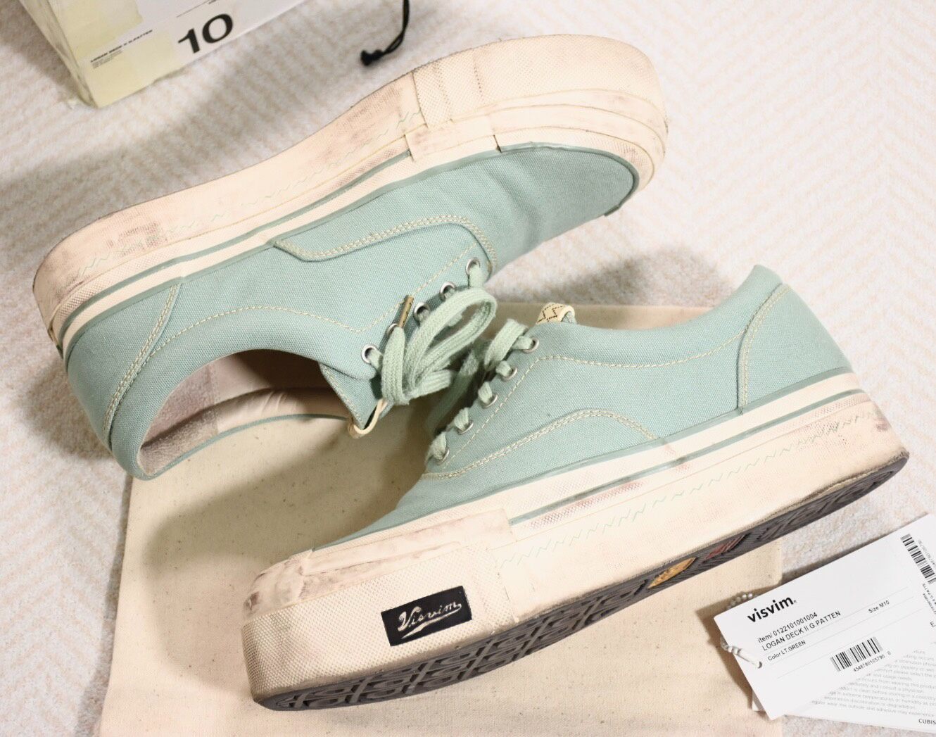 Visvim 22ss Deck Logan II Sneakers — label