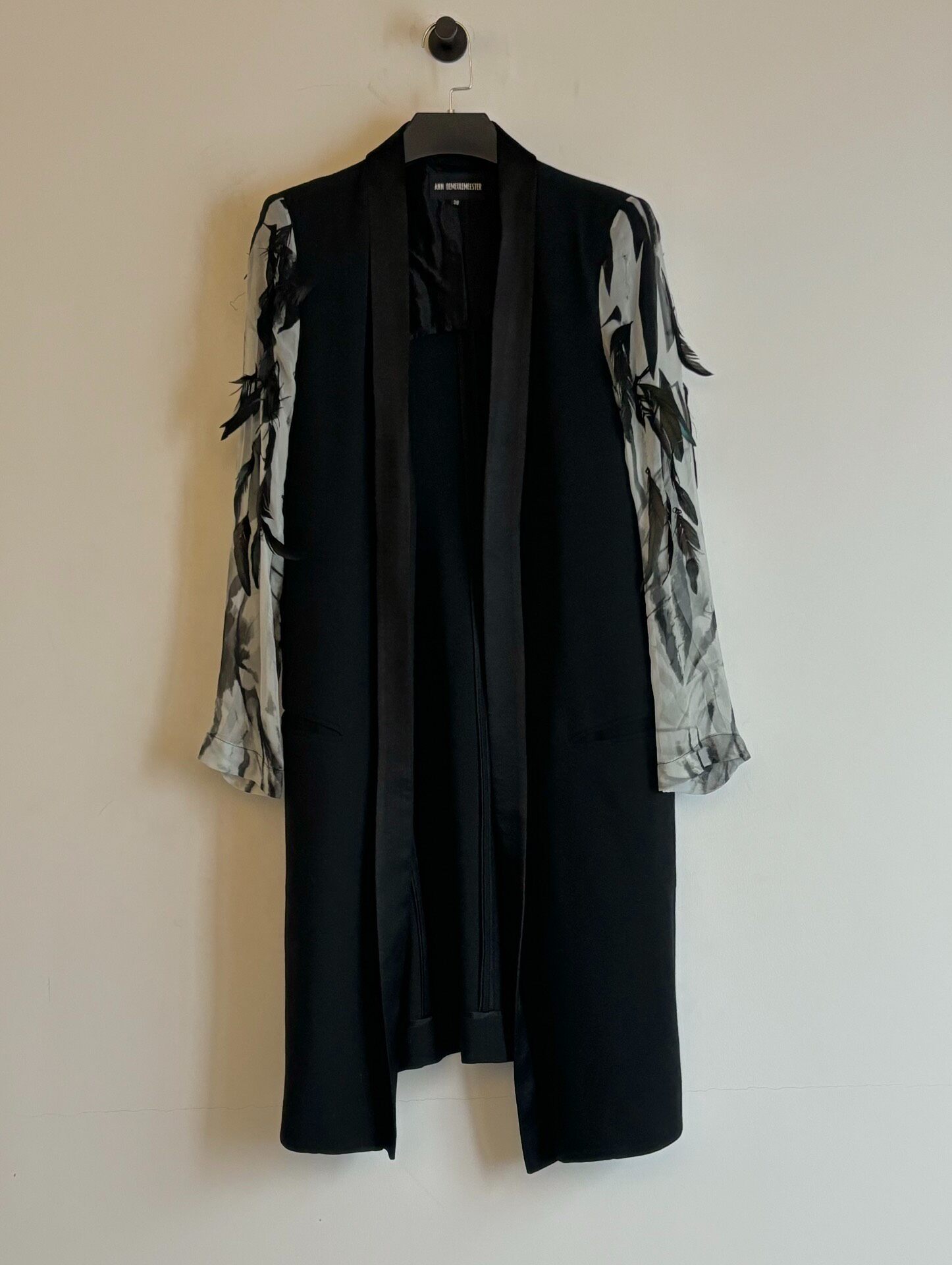 Ann Demeulemeester 2012 Bird Coat