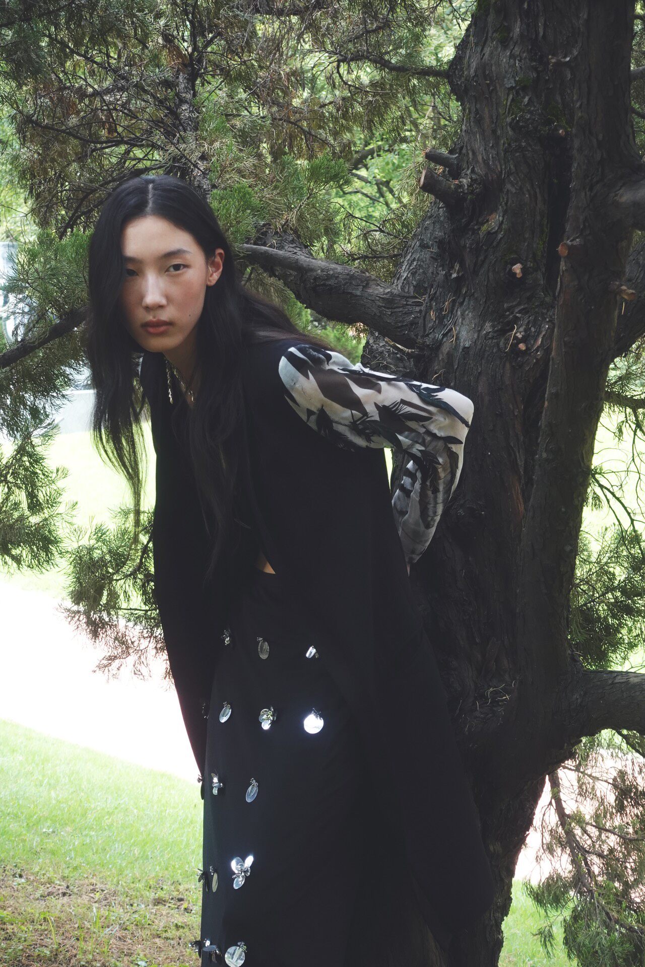 Ann Demeulemeester 2012 Bird Coat — front