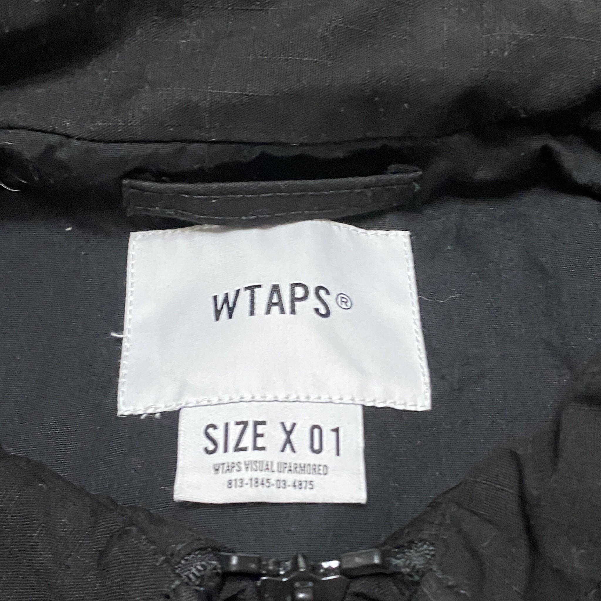 WTAPS 19ss MODULAR 8-Pocket Jacket — label