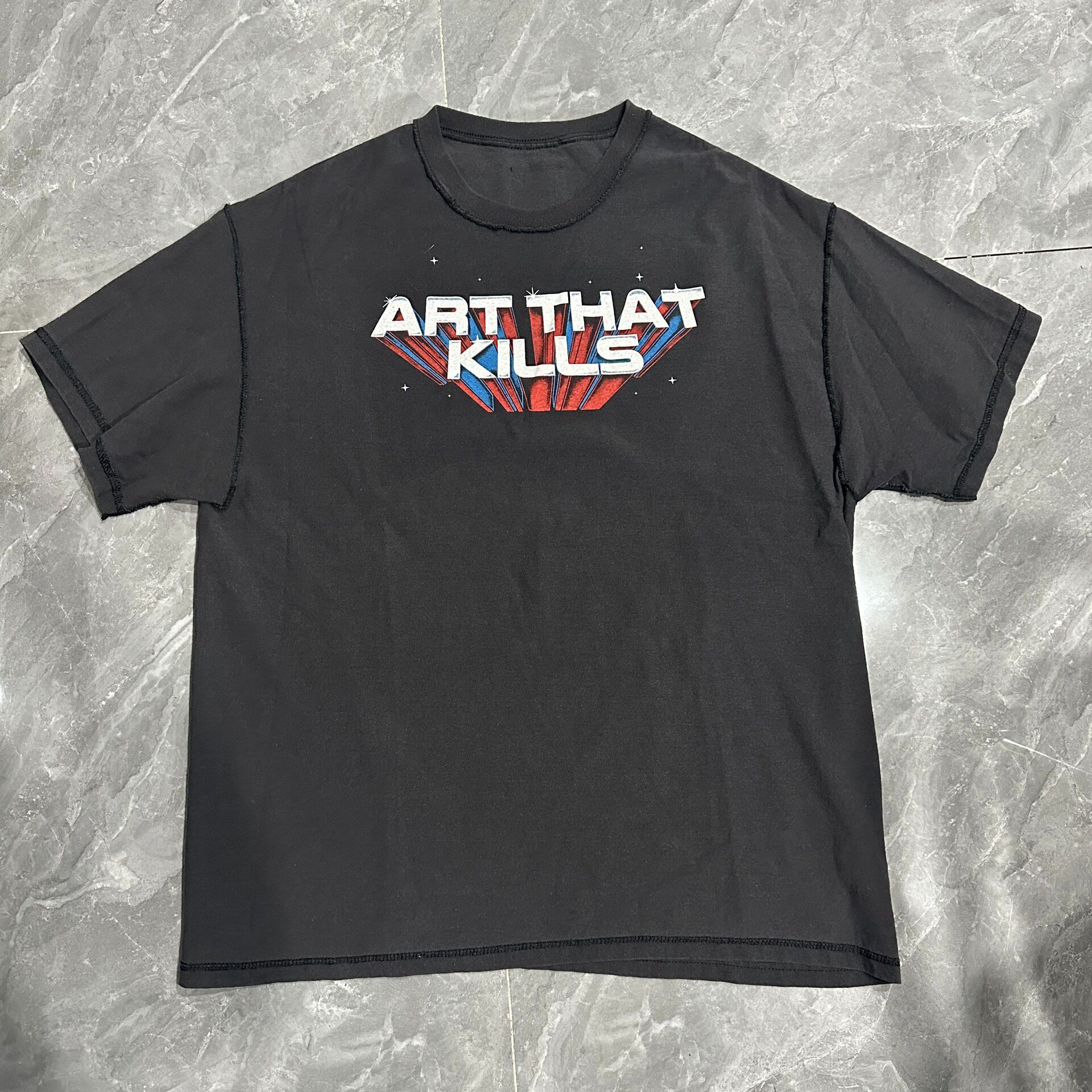 Gallery Dept Black Short Sleeve Tee