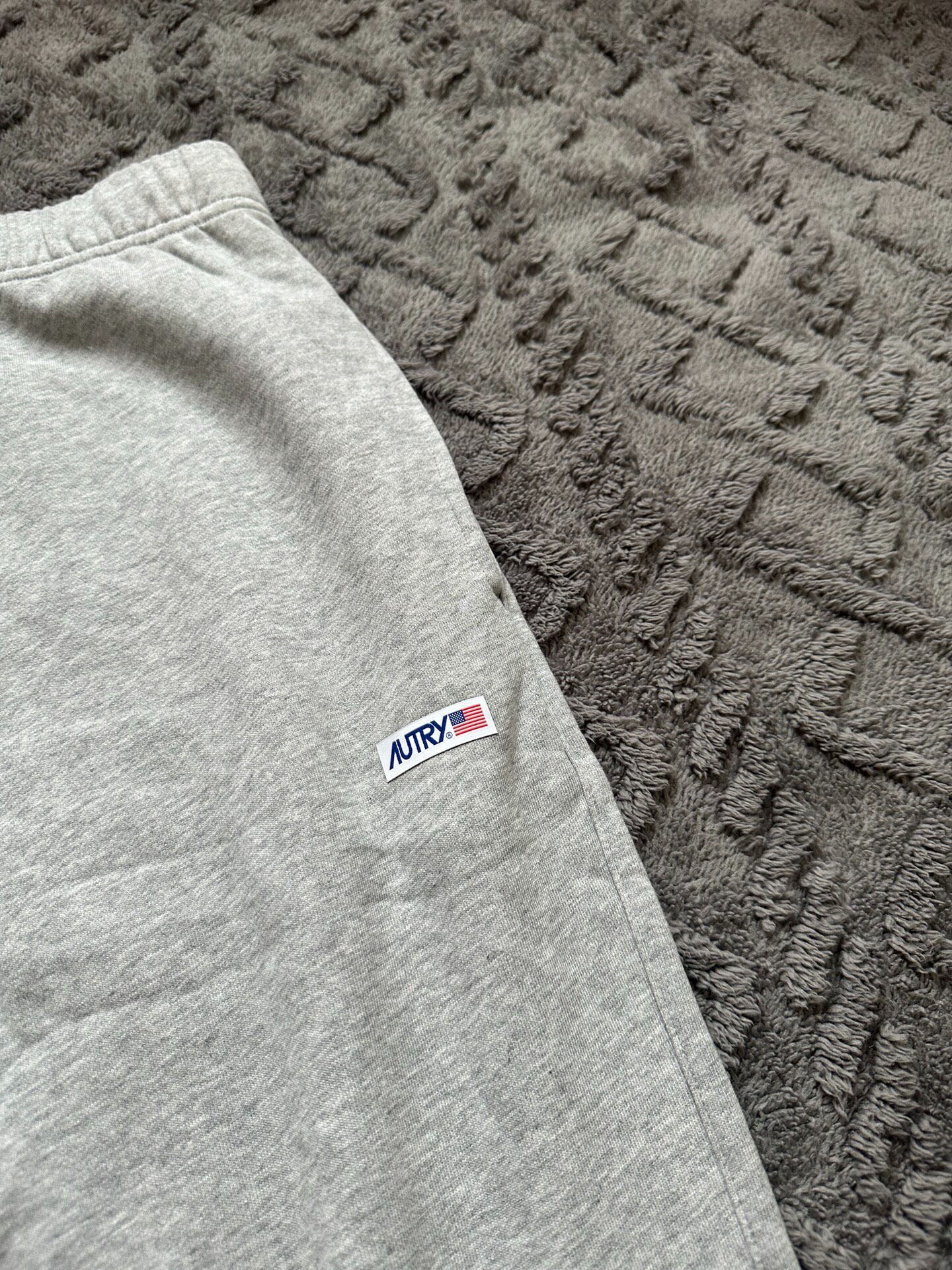 Autry Heather Gray Jogger Sweatpants — front