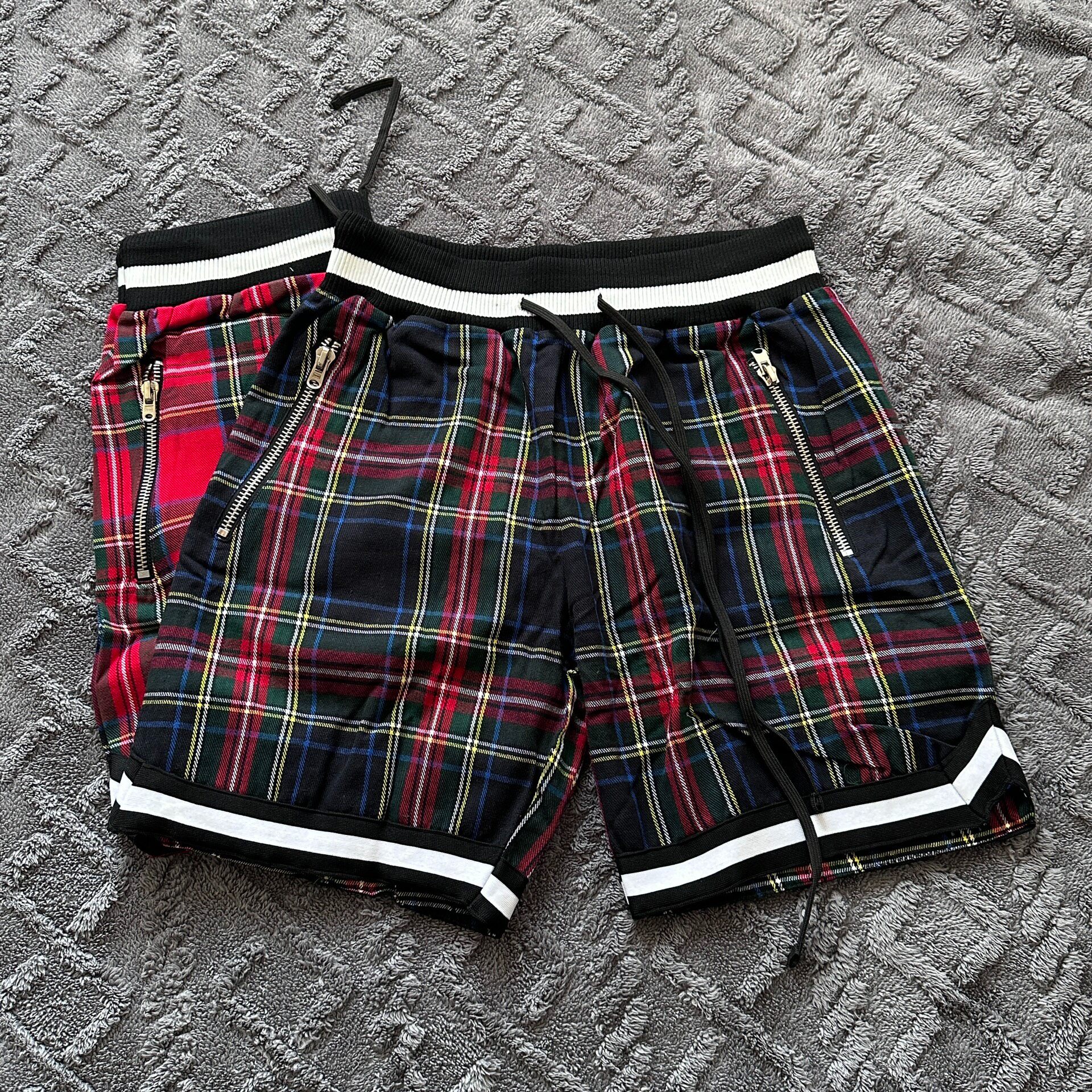 Mnml Plaid Athletic Shorts