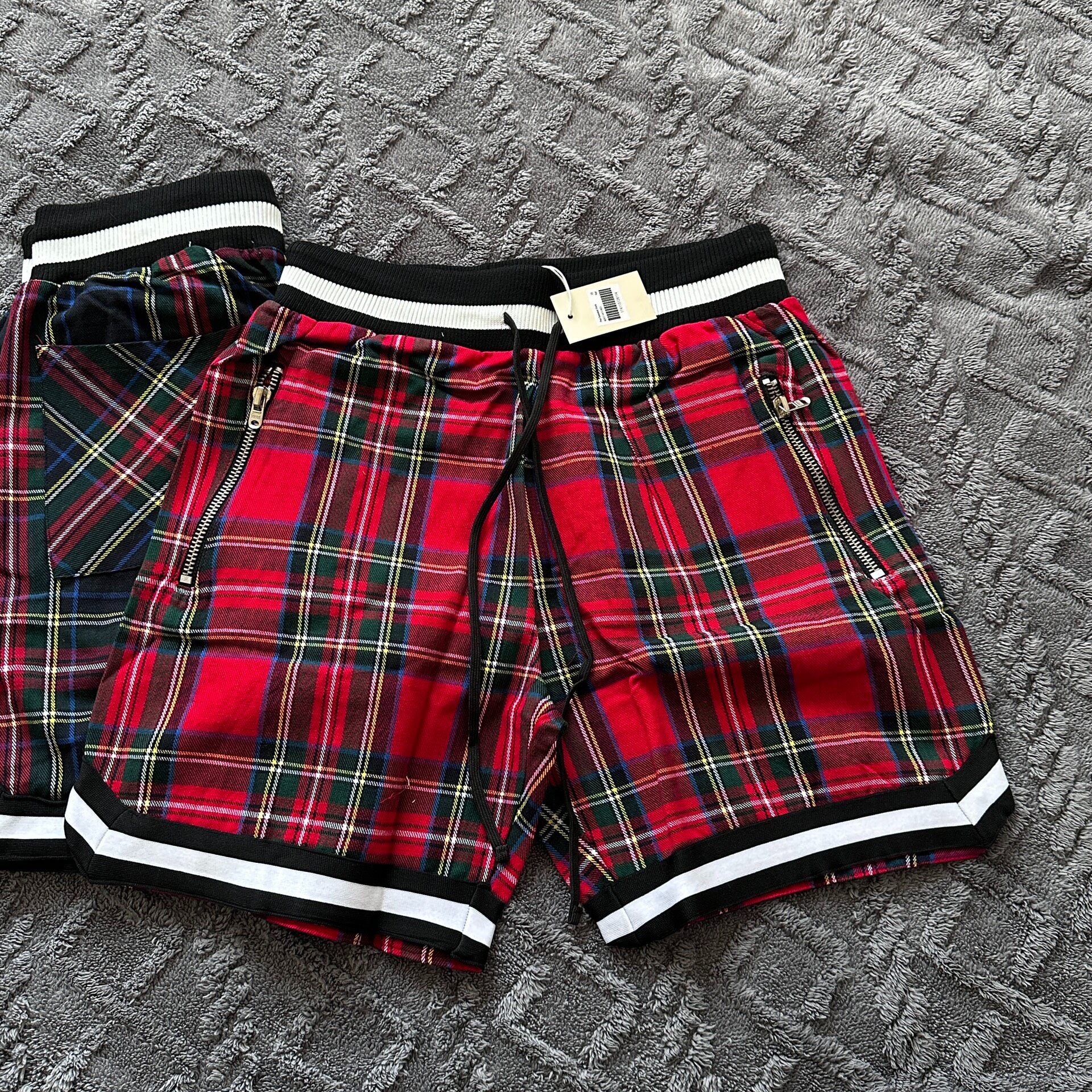Mnml American Plaid Athletic Shorts