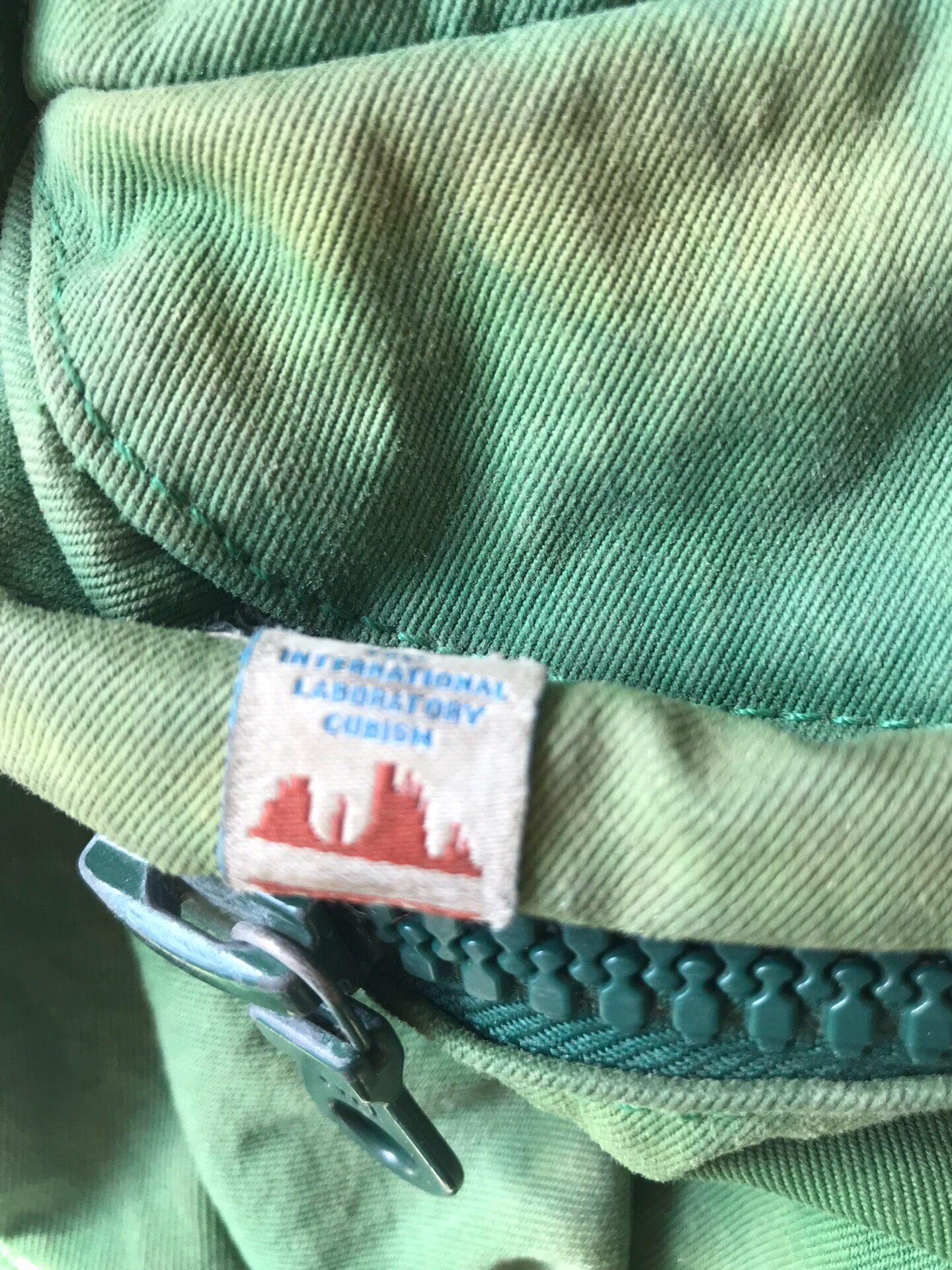 Visvim Lamina 22L Teal Backpack — detail
