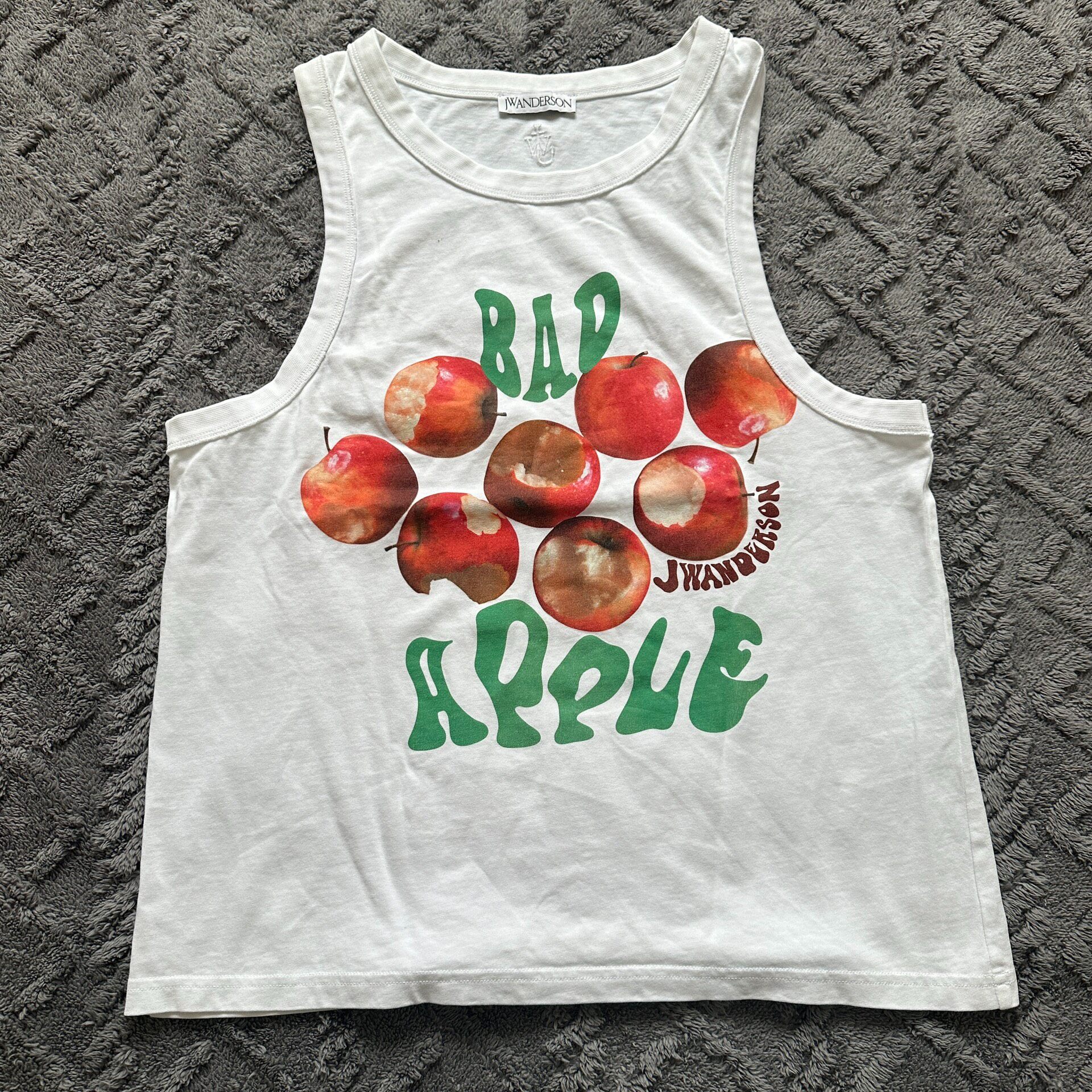 JW Anderson Apple Print Sleeveless Tank Top