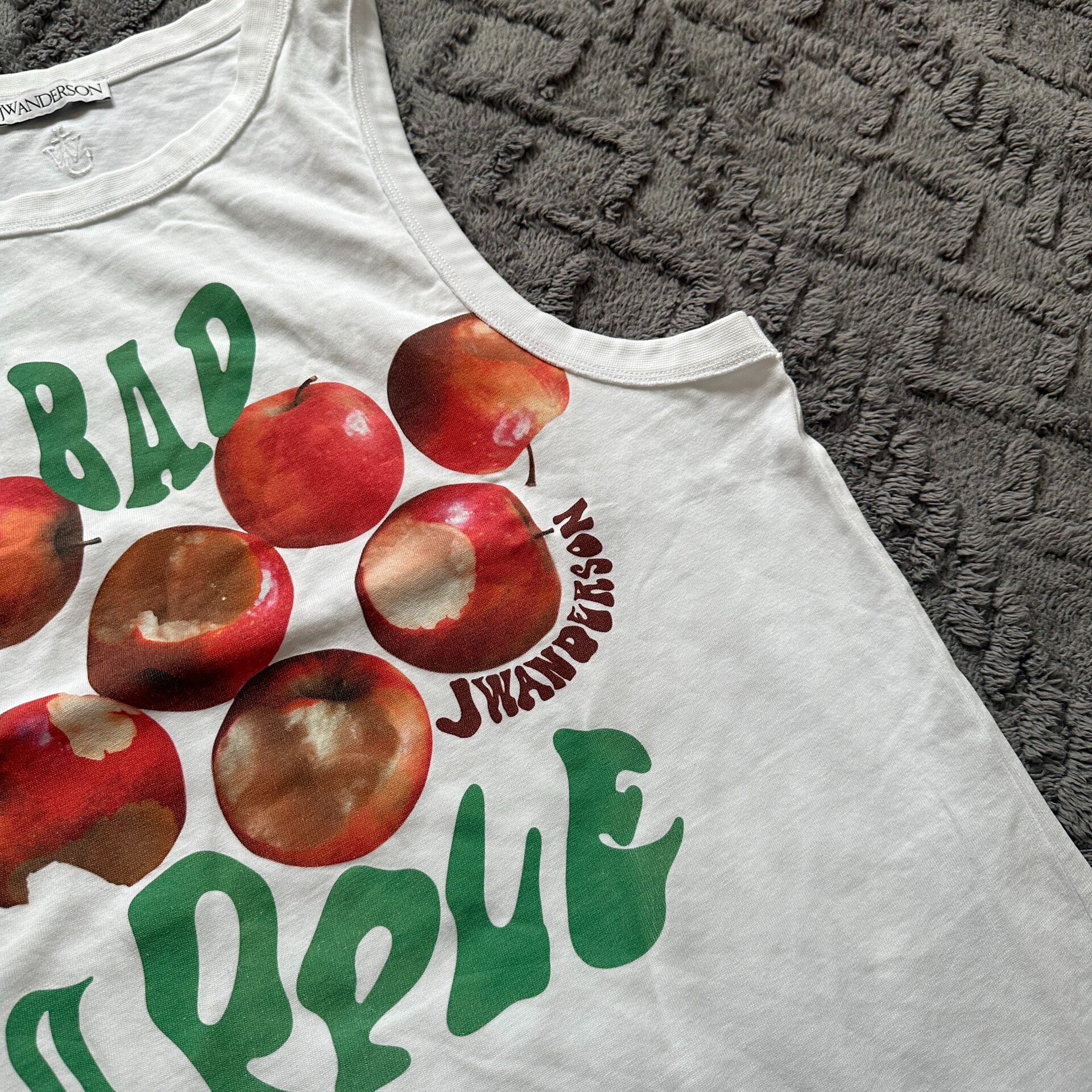 JW Anderson Apple Print Sleeveless Tank Top — back
