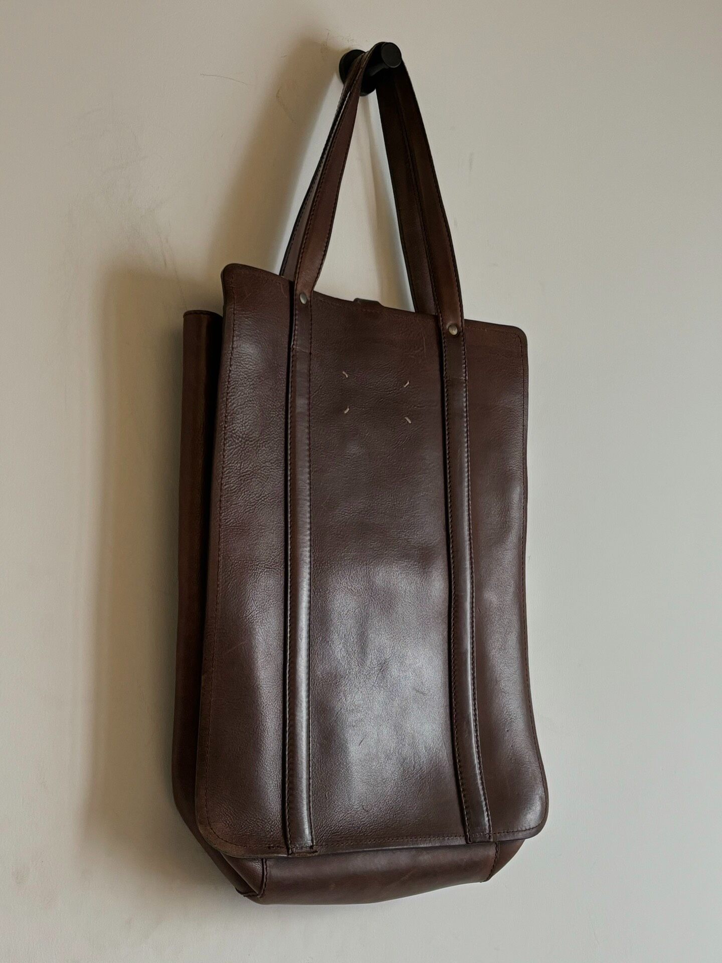 Maison Margiela F/W13 Veg-Tanned Tote — label