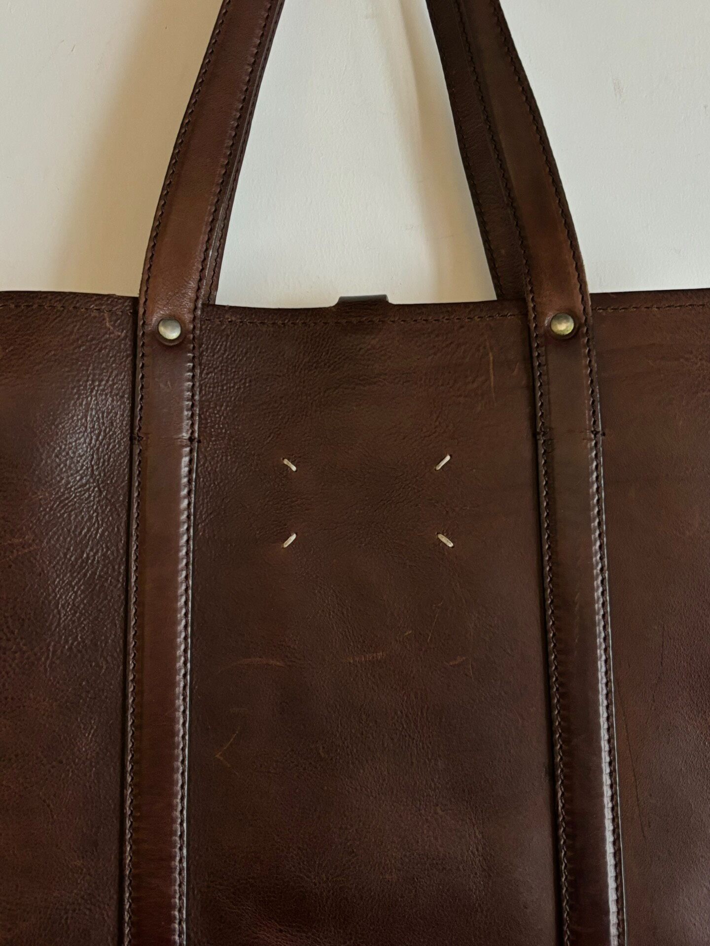 Maison Margiela F/W13 Veg-Tanned Tote