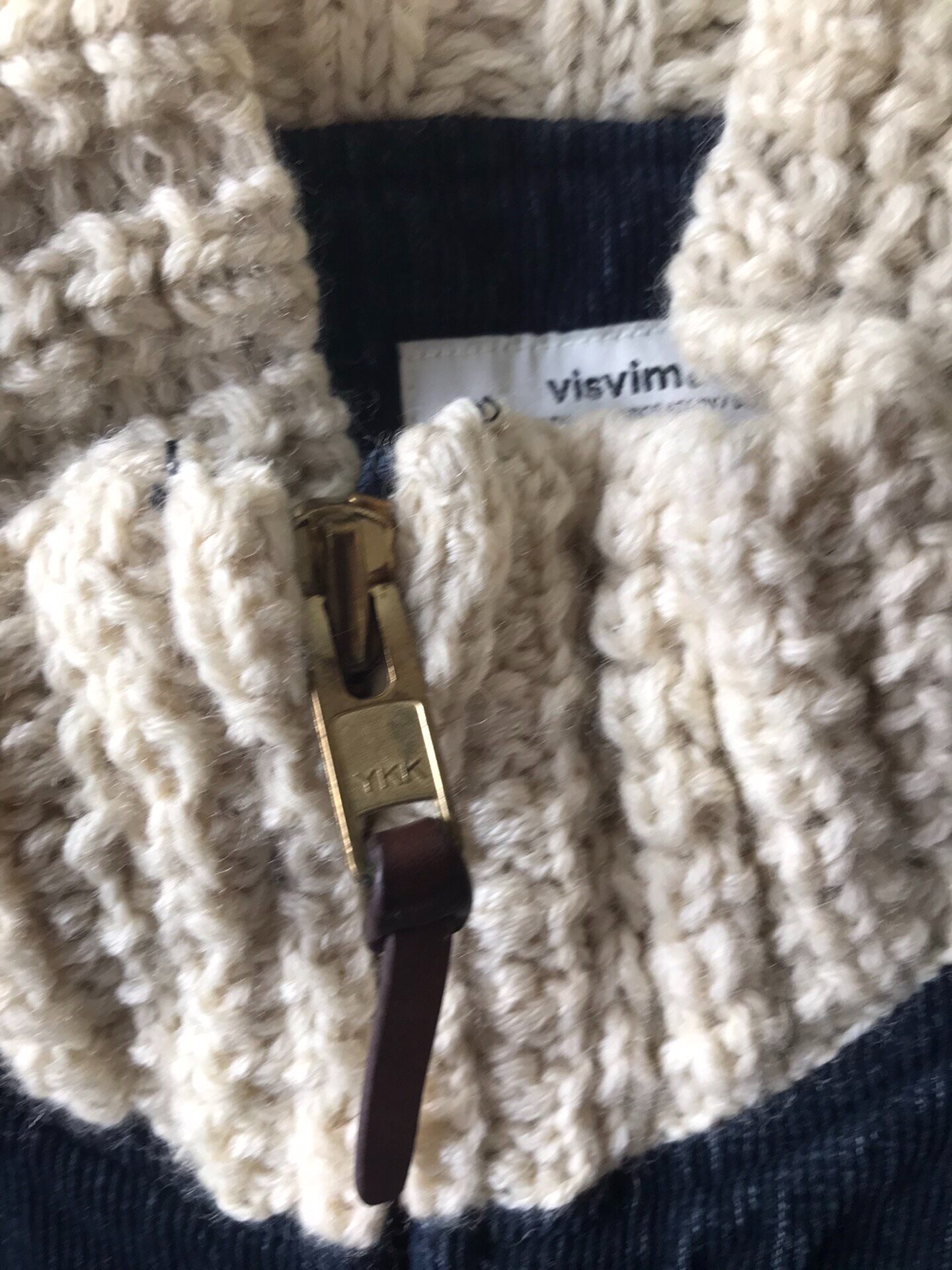 Visvim Redwood Knit Collar Jacket — back