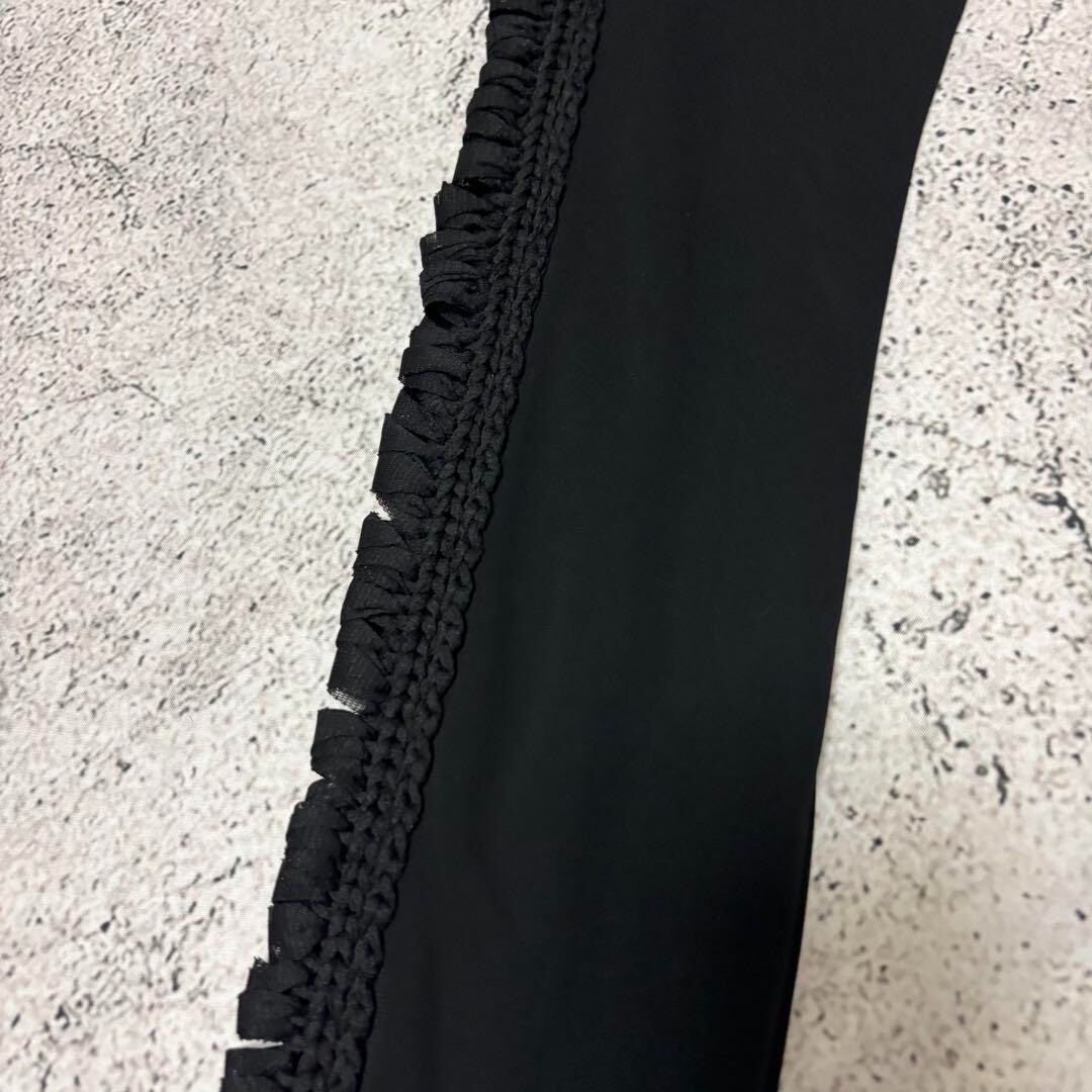 Jean Paul Gaultier Slim Openwork Pants — label