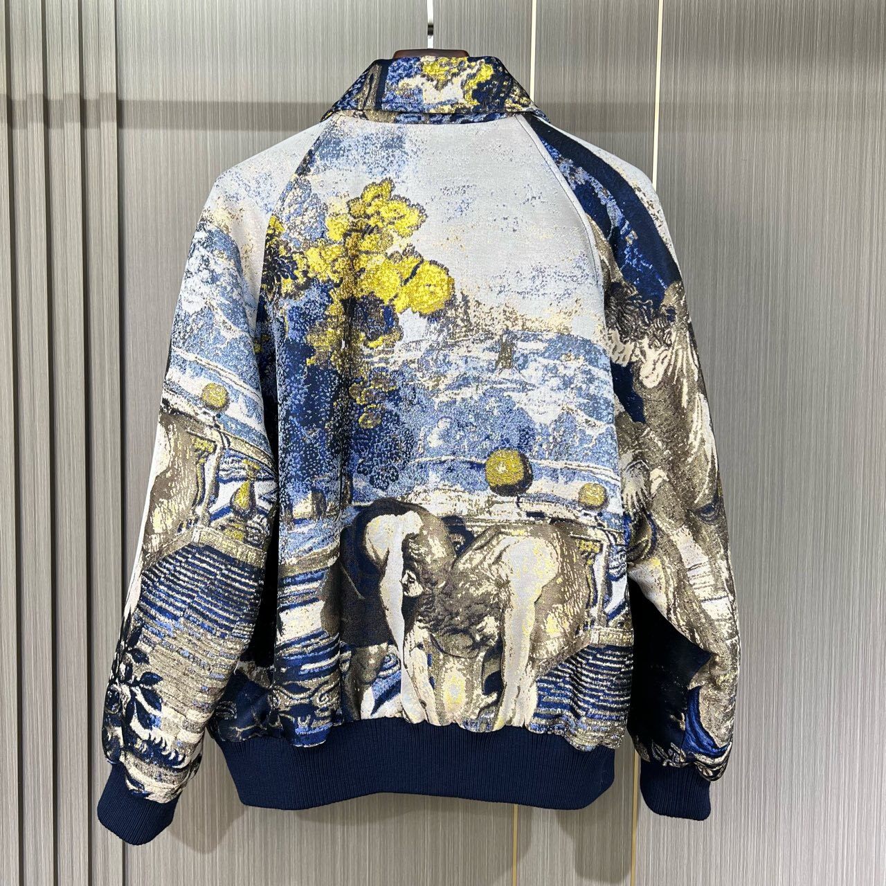 Louis Vuitton Runway Art Print Jacket — front