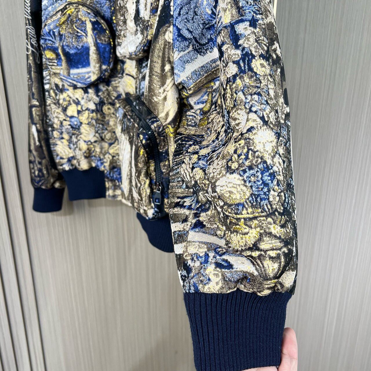 Louis Vuitton Runway Art Print Jacket — label