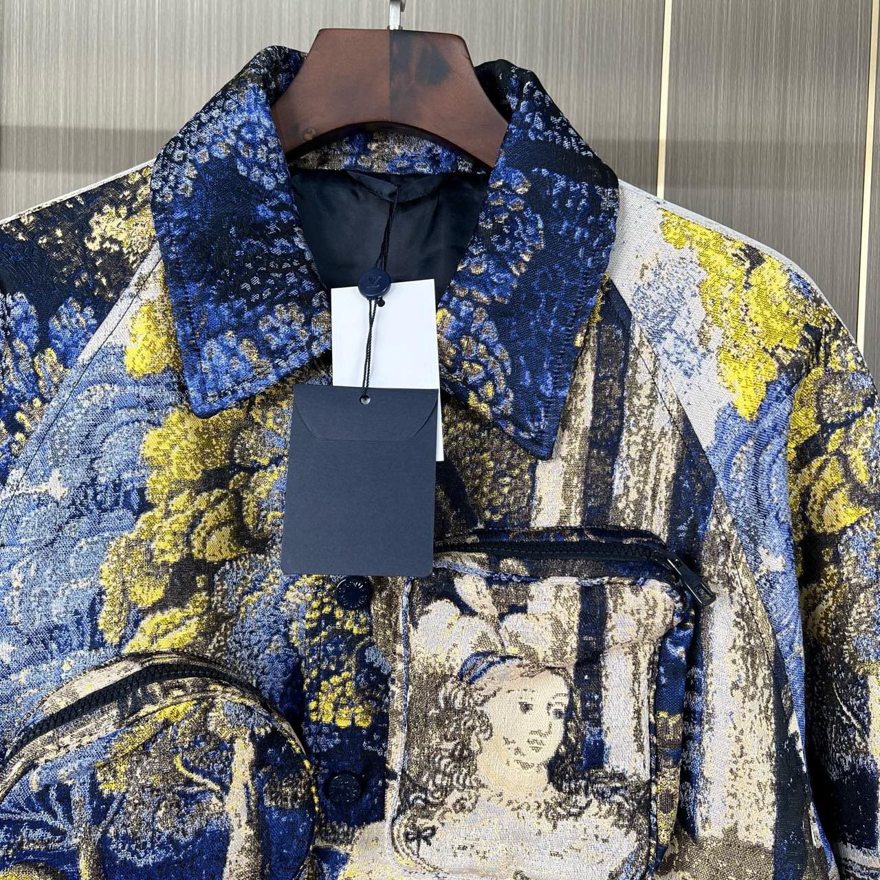 Louis Vuitton Runway Art Print Jacket — detail