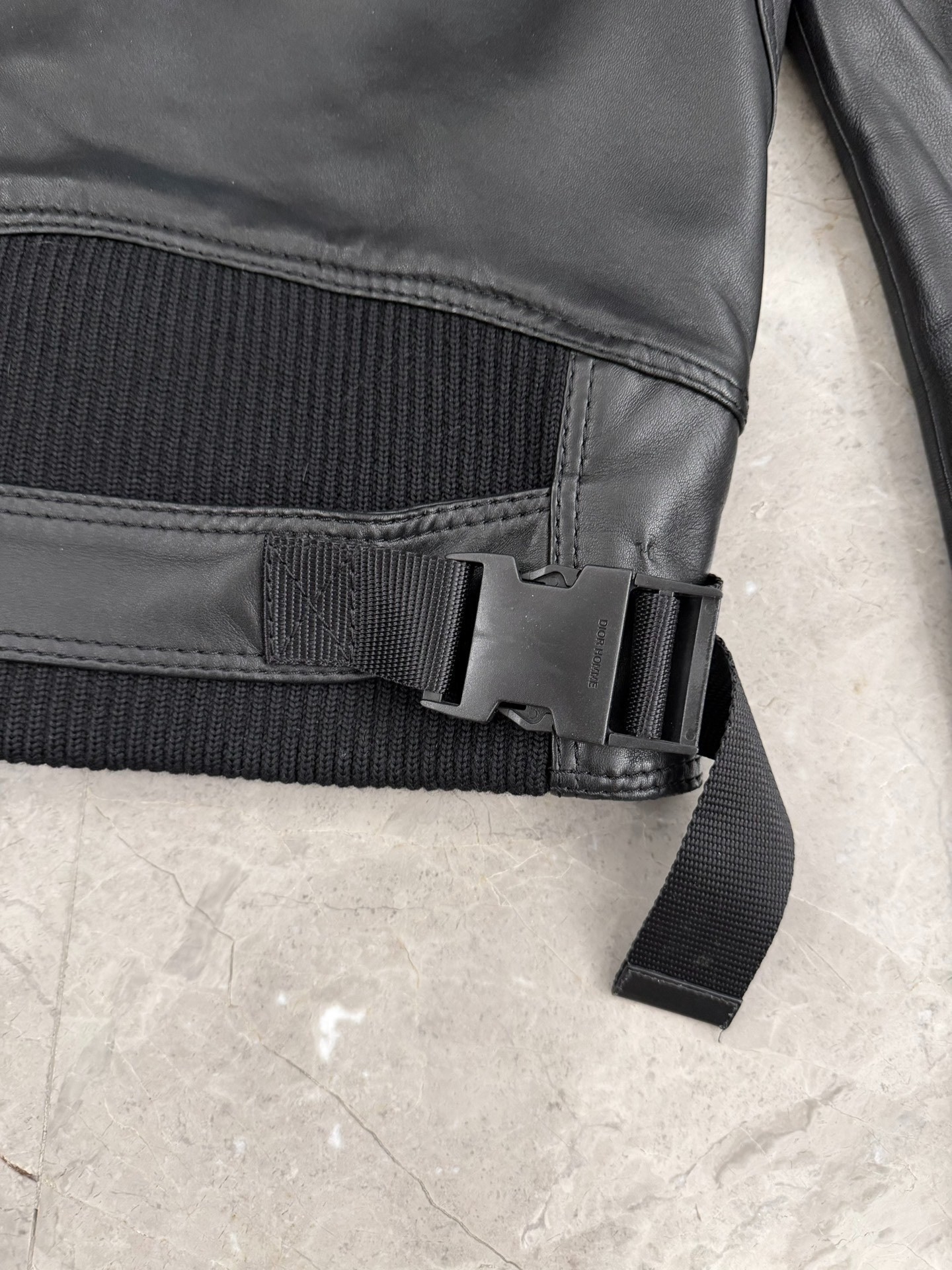 Dior Homme Hedi Slimane 07F Leather Jacket — back