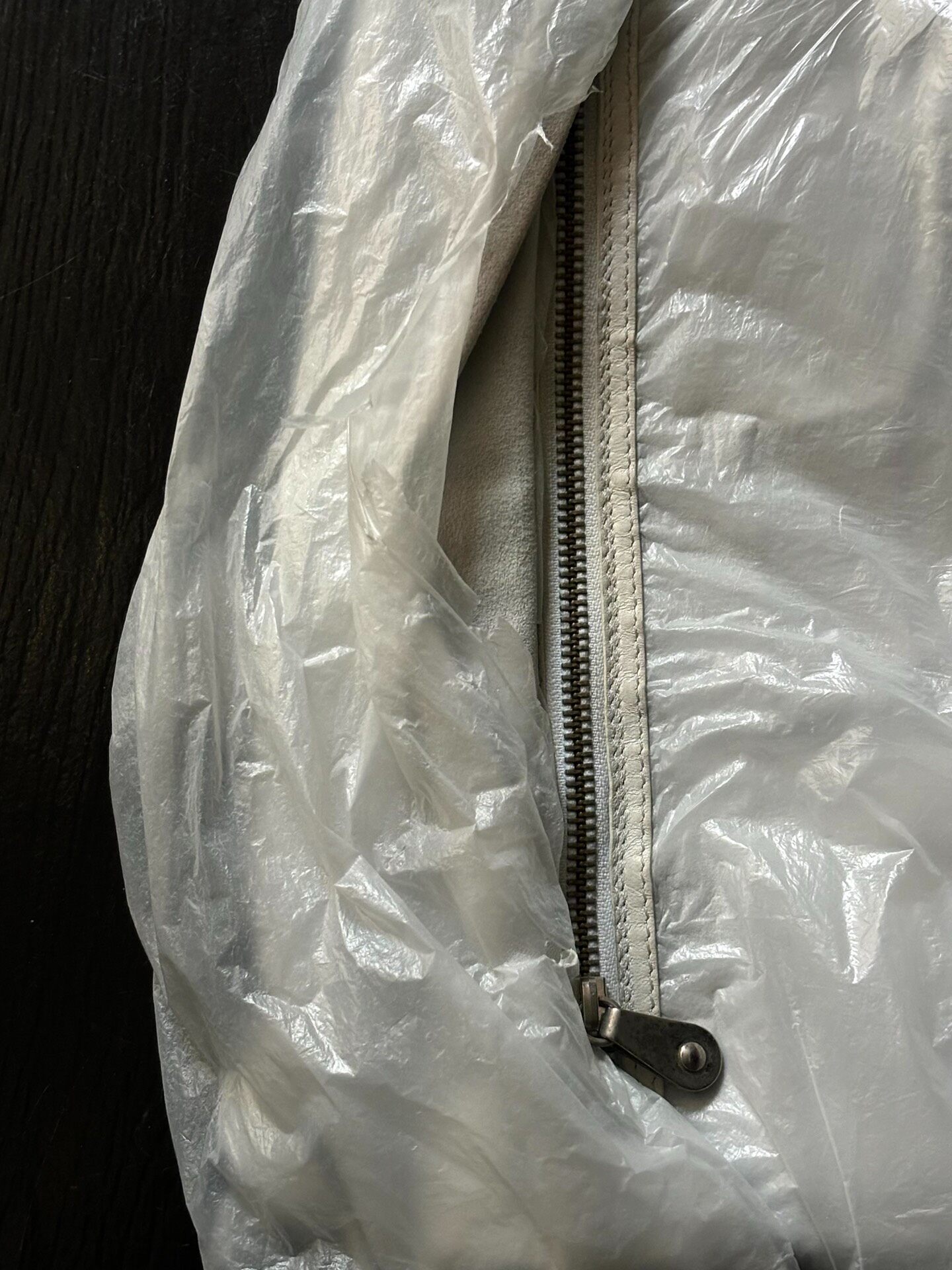 Maison Martin Margiela S/S12 Plastic Clutch — label