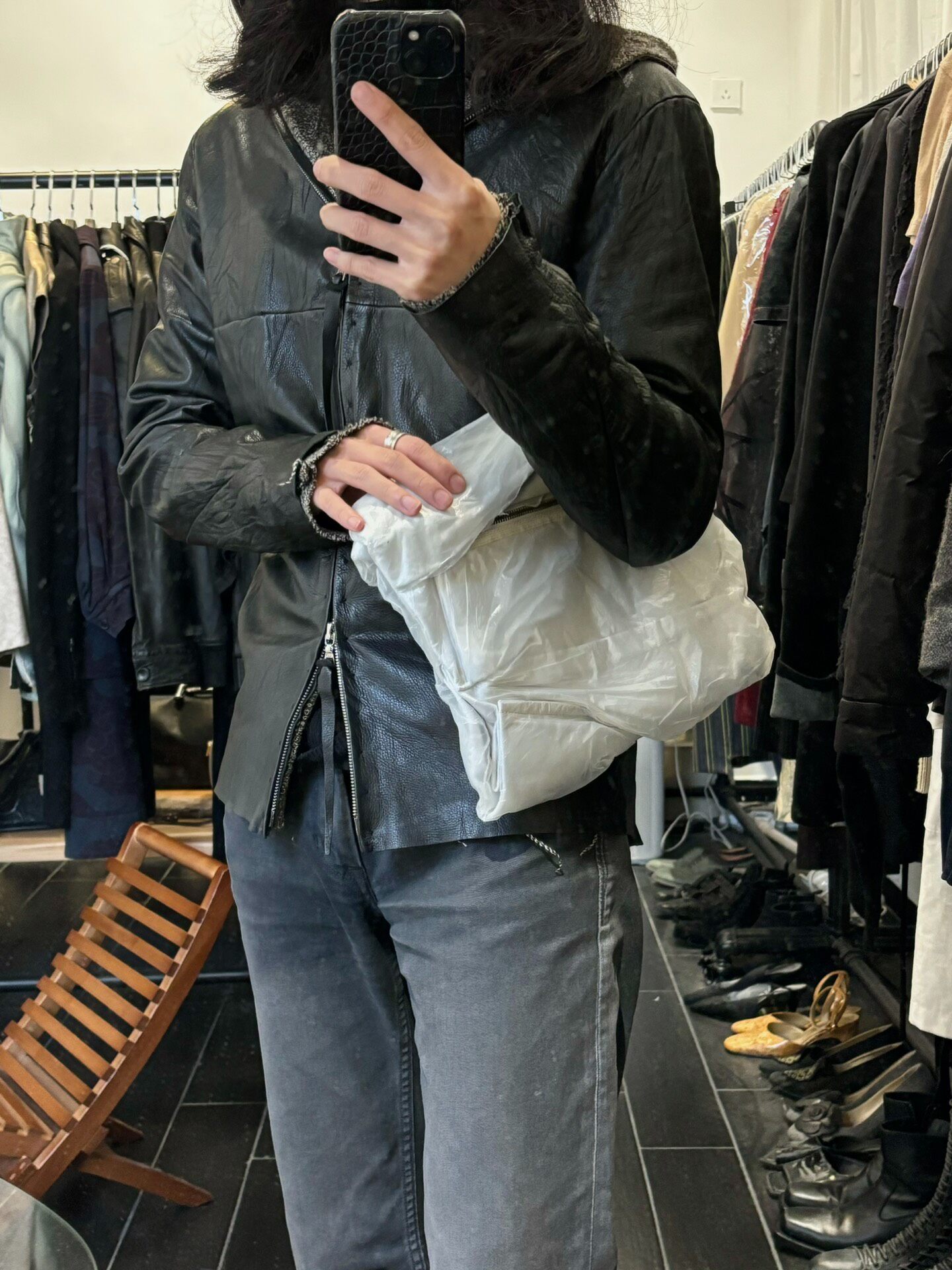 Maison Martin Margiela S/S12 Plastic Clutch — front