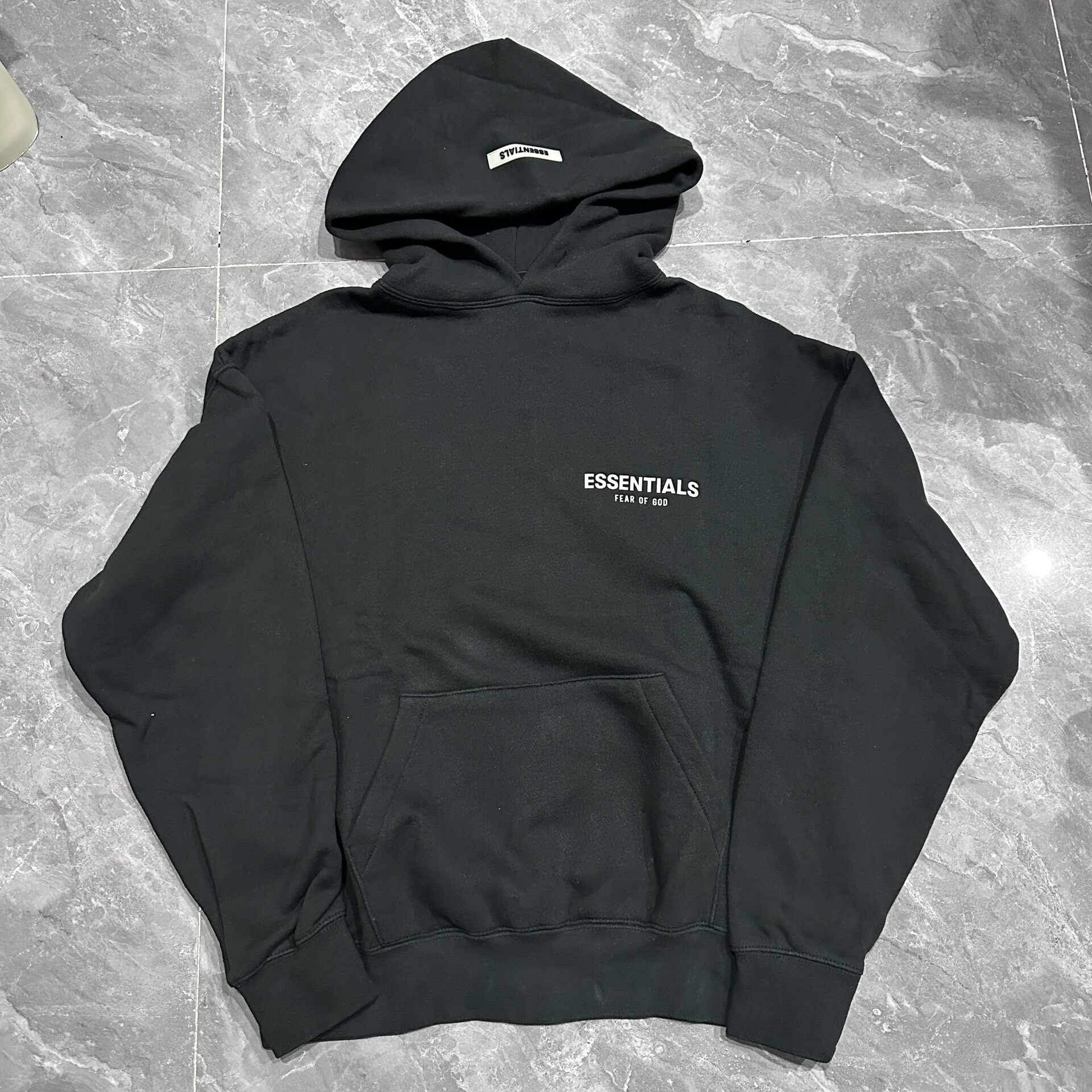 Essentials Fog Old Floral Hoodie — front