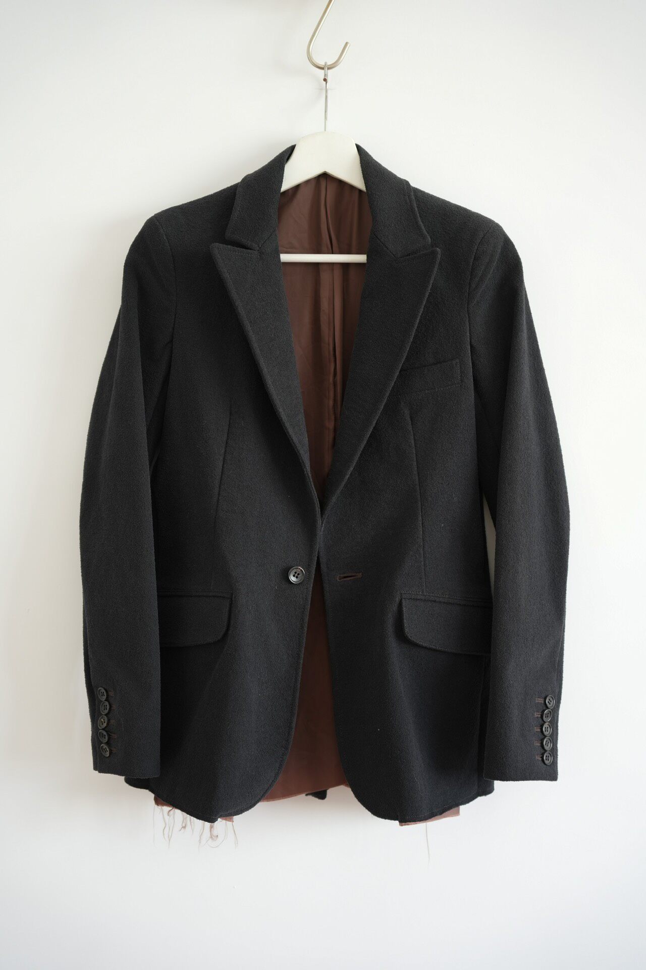 Sulvam 19aw Raw Edge Blazer