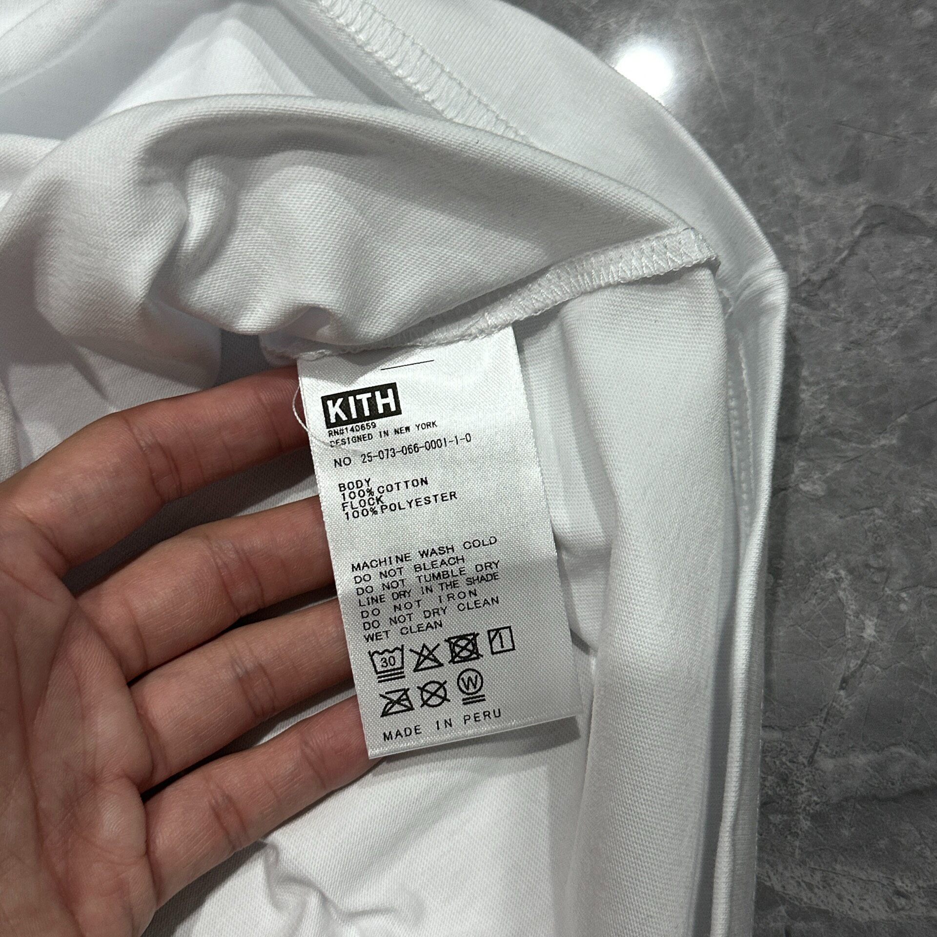 Kith 25 Snake Year White Short Sleeve Tee — back
