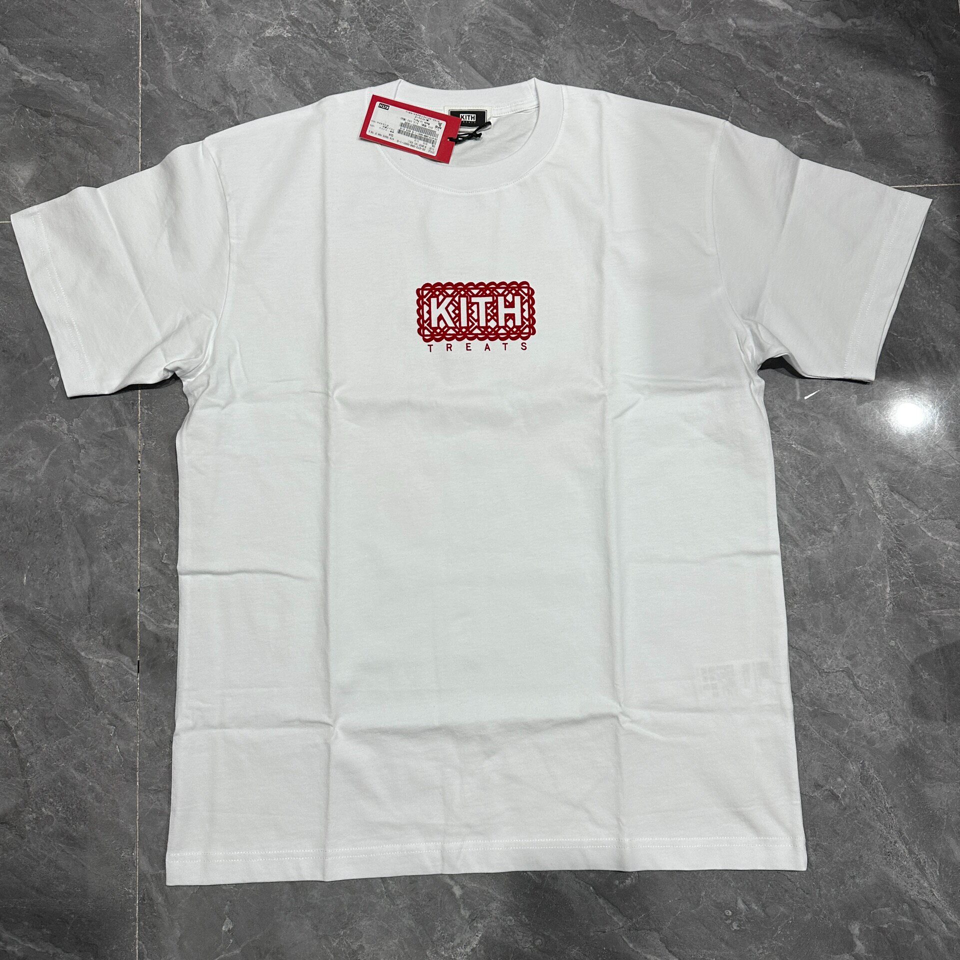 Kith 25 Snake Year White Short Sleeve Tee — front