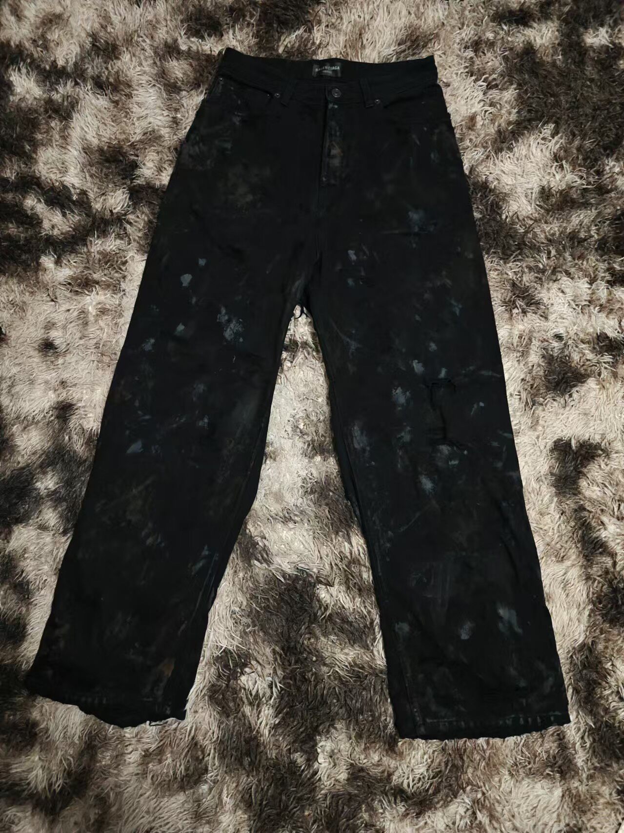 Balenciaga 23SS Destroyed Baggy Jeans