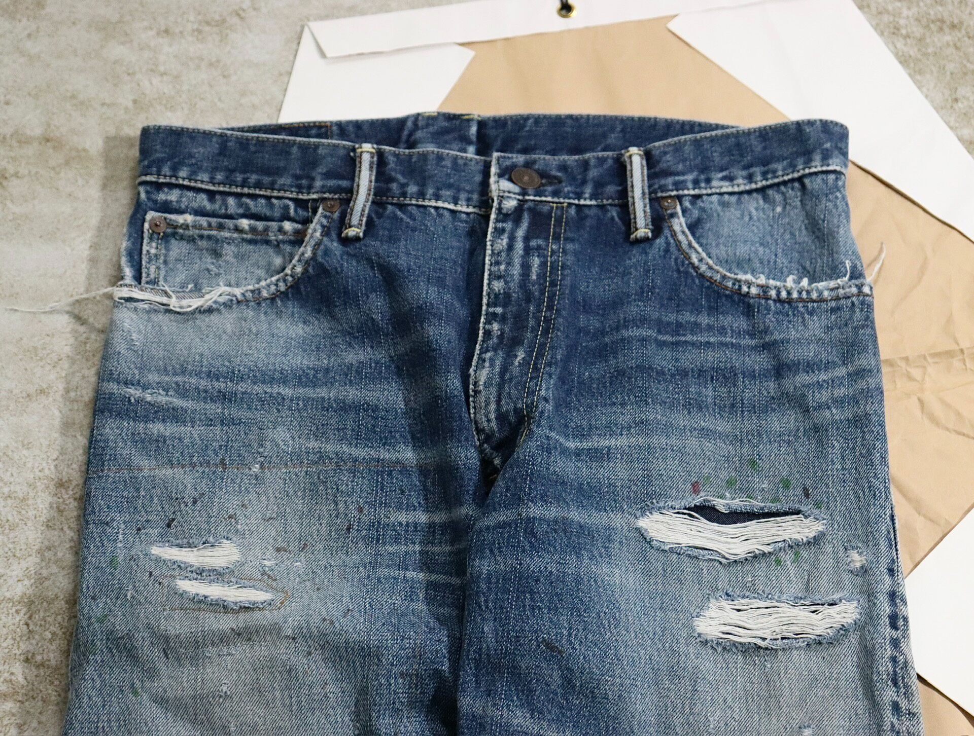 Visvim Journeyman Denim Pants — detail