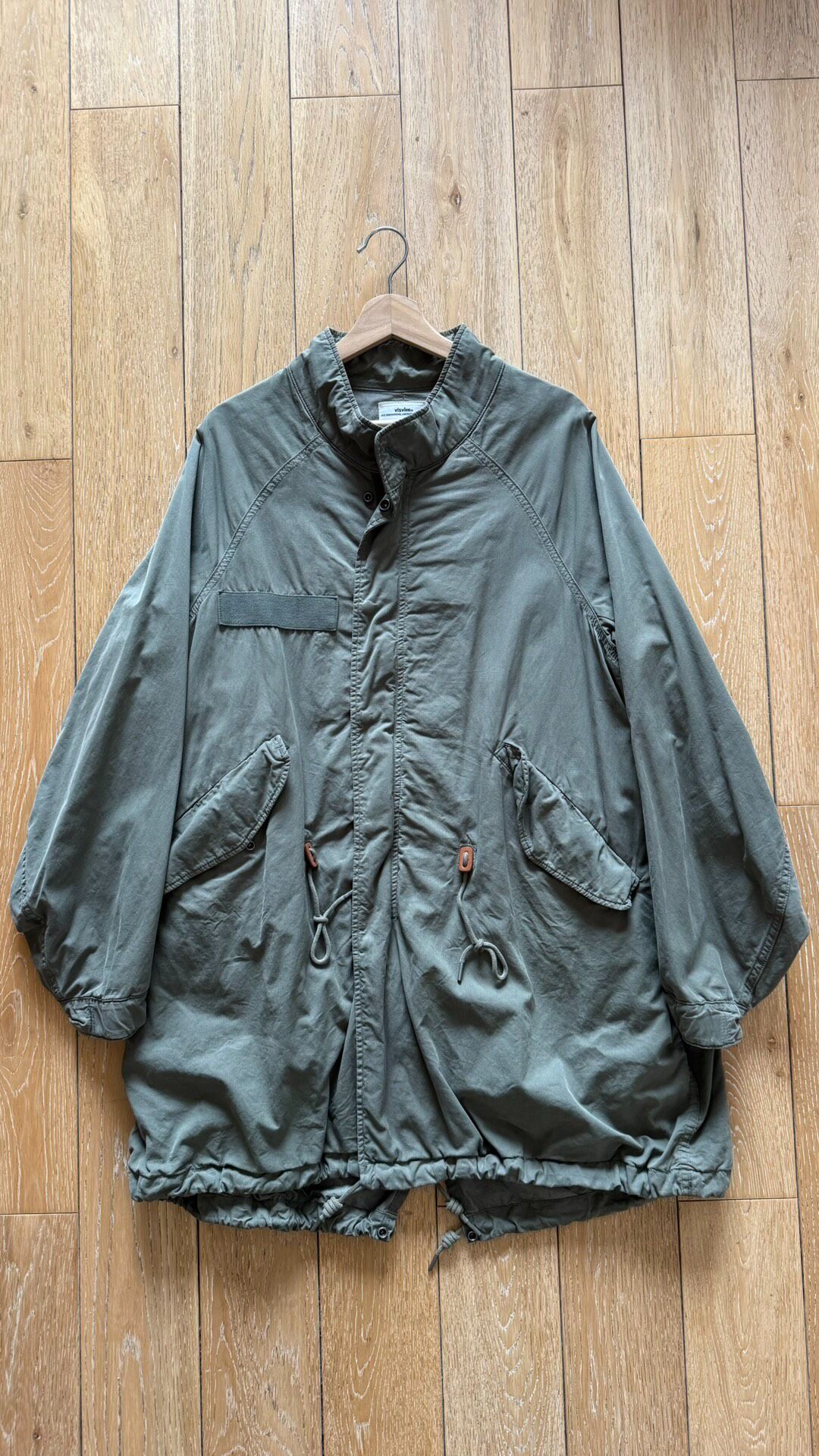 Visvim 18SS Olive Fishtail Parka — front