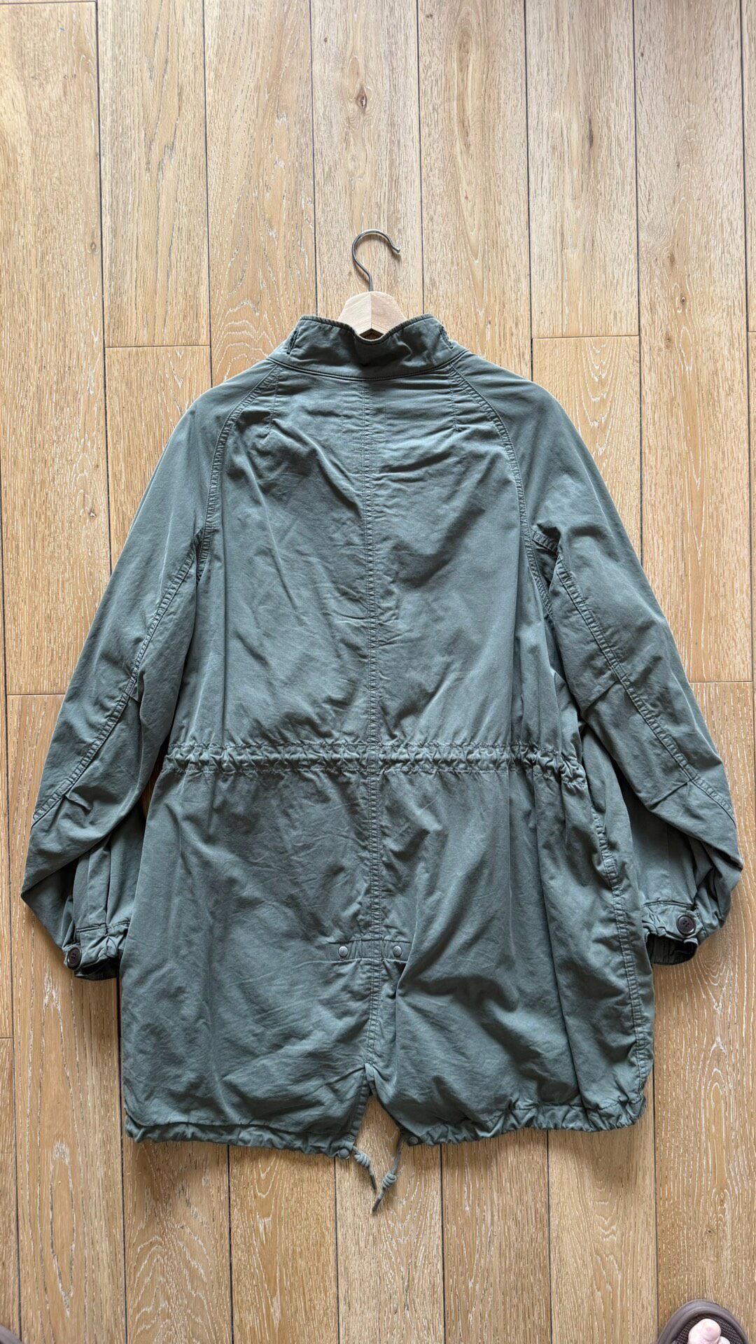 Visvim 18SS Olive Fishtail Parka — detail