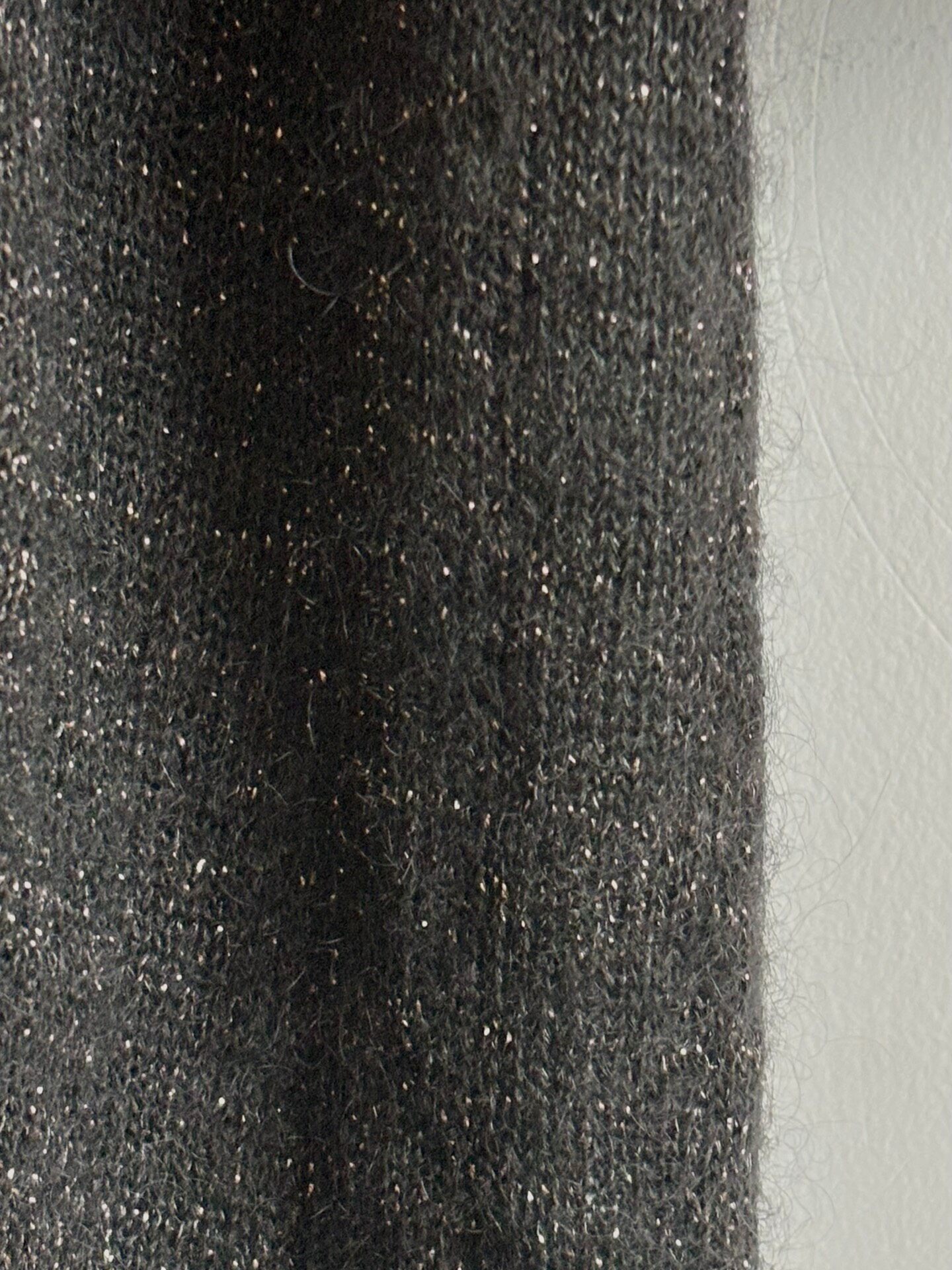 Dries Van Noten 90s Gold Thread Knit Dress — label