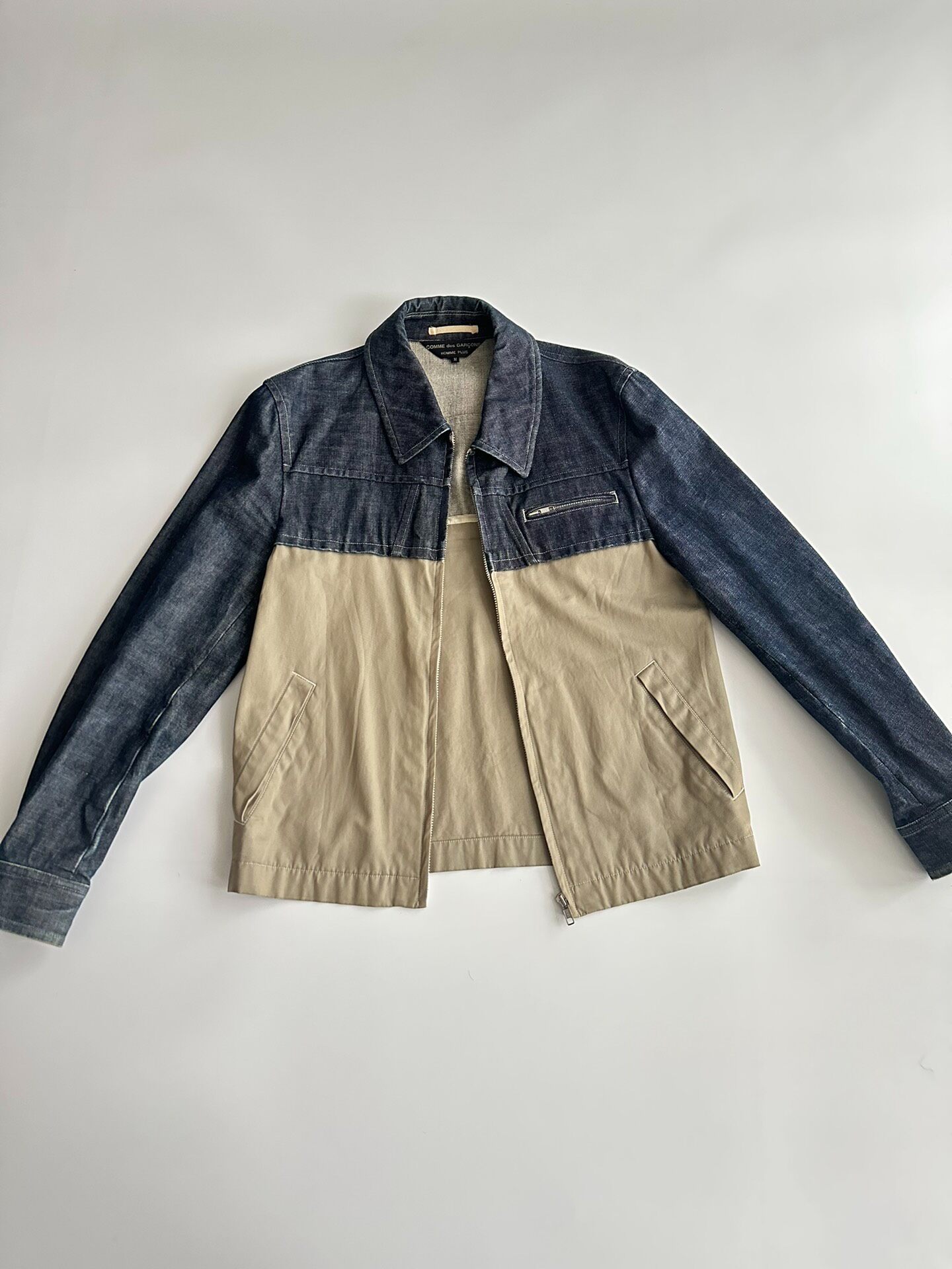 CDG HOMME PLUS Color-blocked Jacket — front
